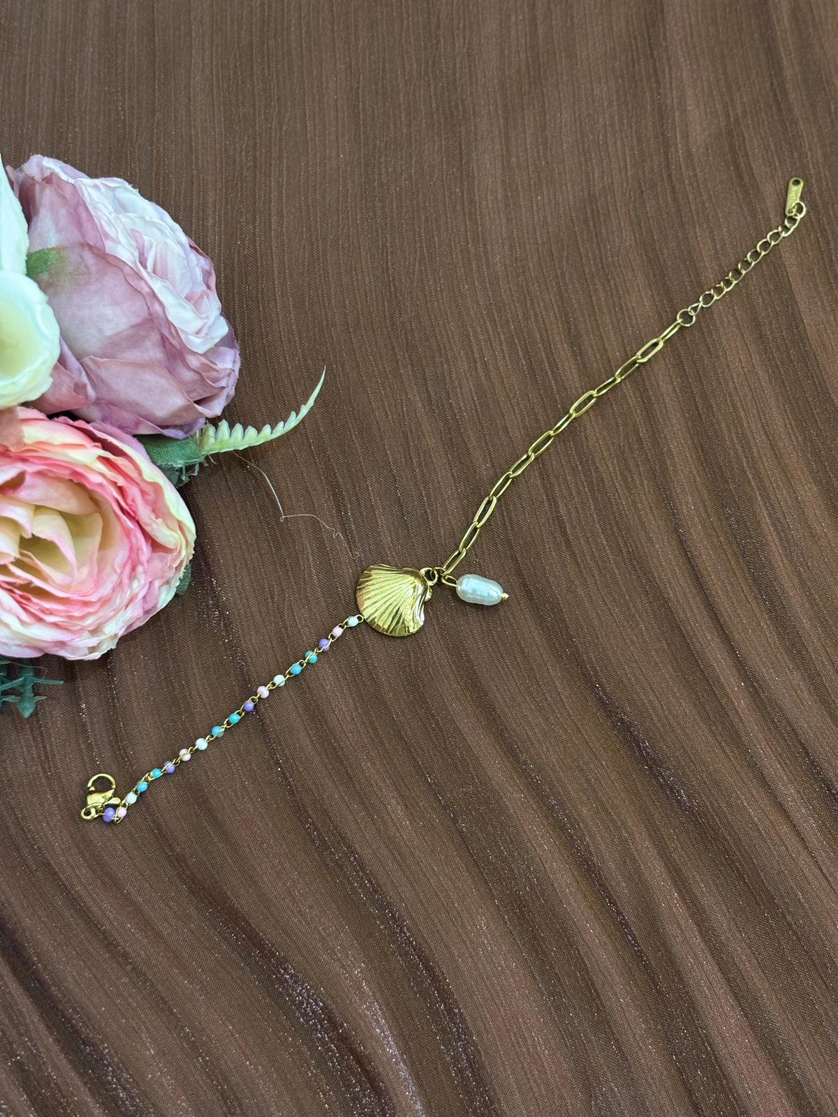Seaside Shell Charm Bracelet-BR08