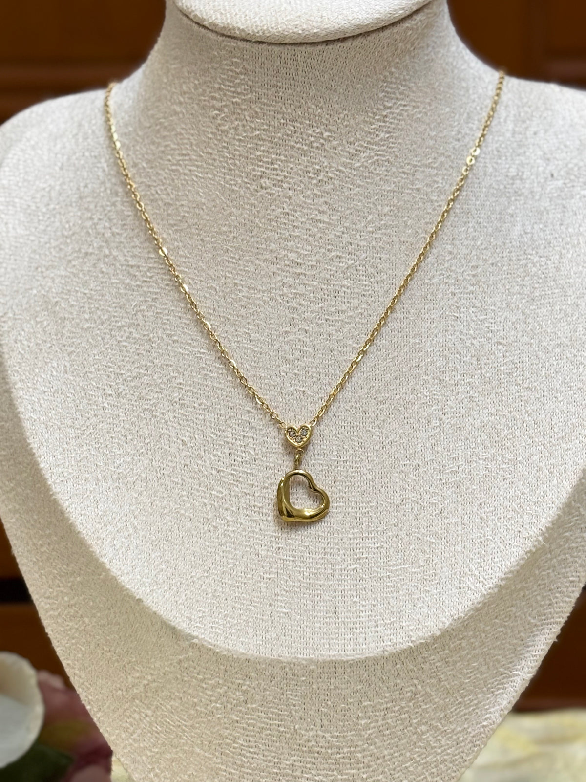 Heart pendant chain-C022