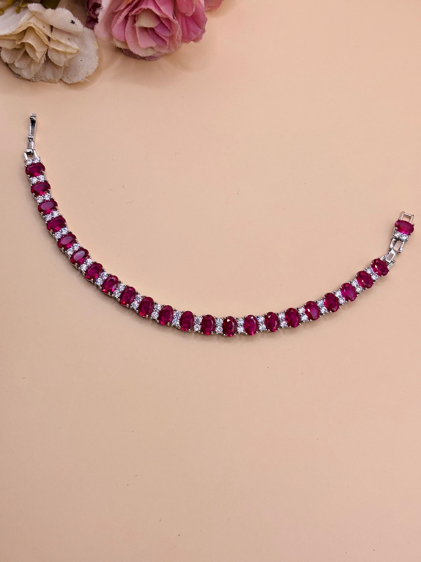 Kundan Bracelet with Pearl Detailing-B021