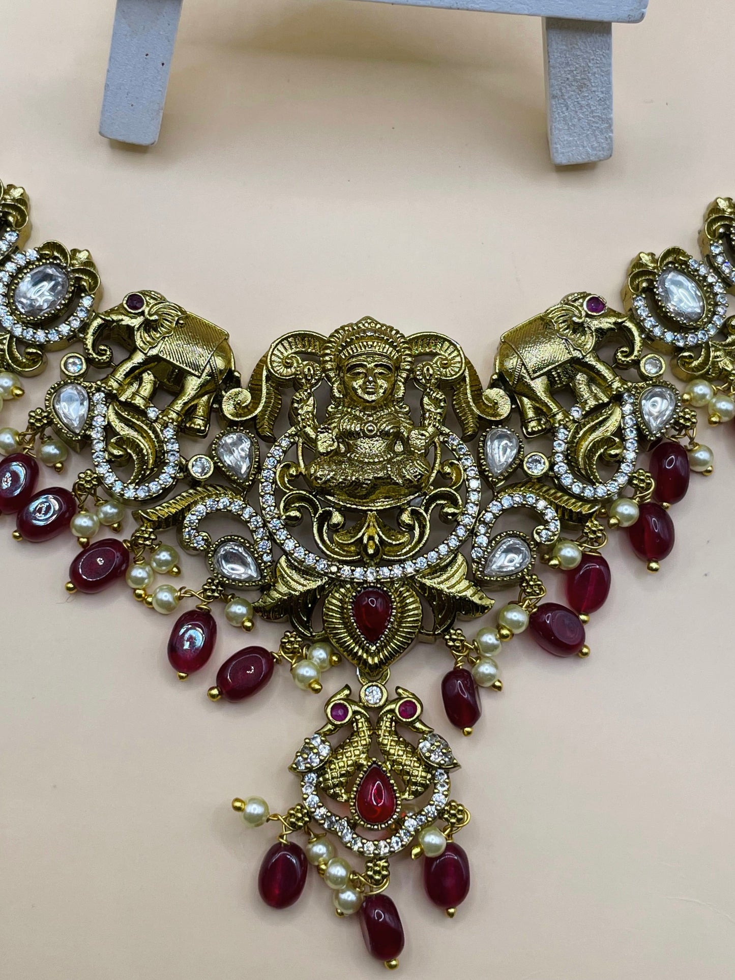 Lakshmi Temple Necklace Set