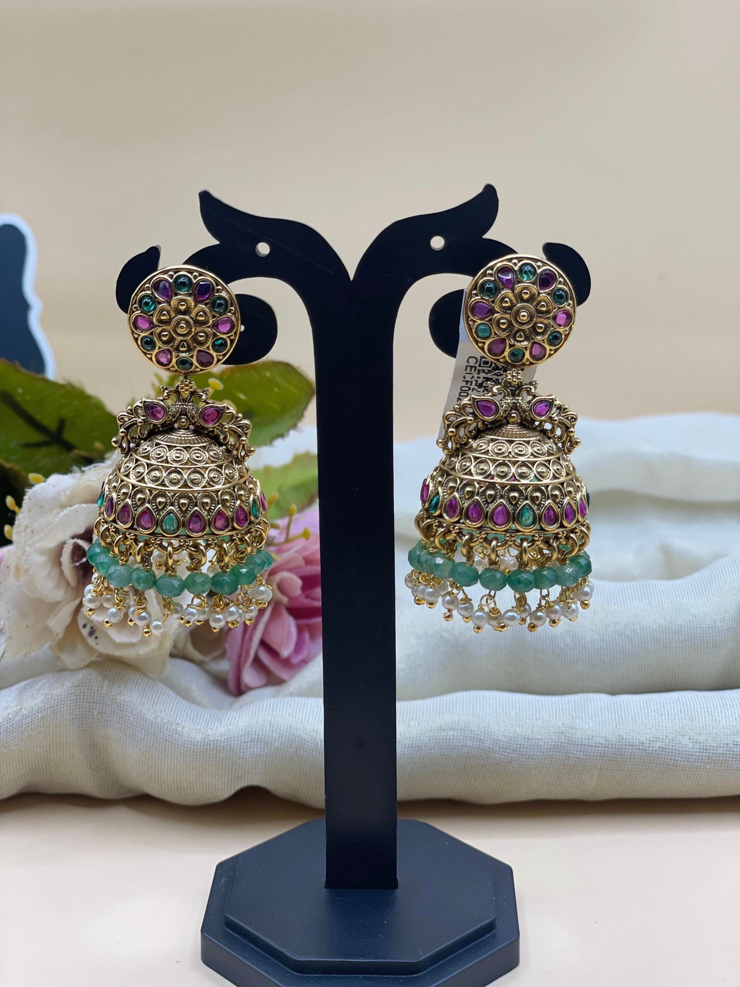Royal Multicolor Jhumka-J002
