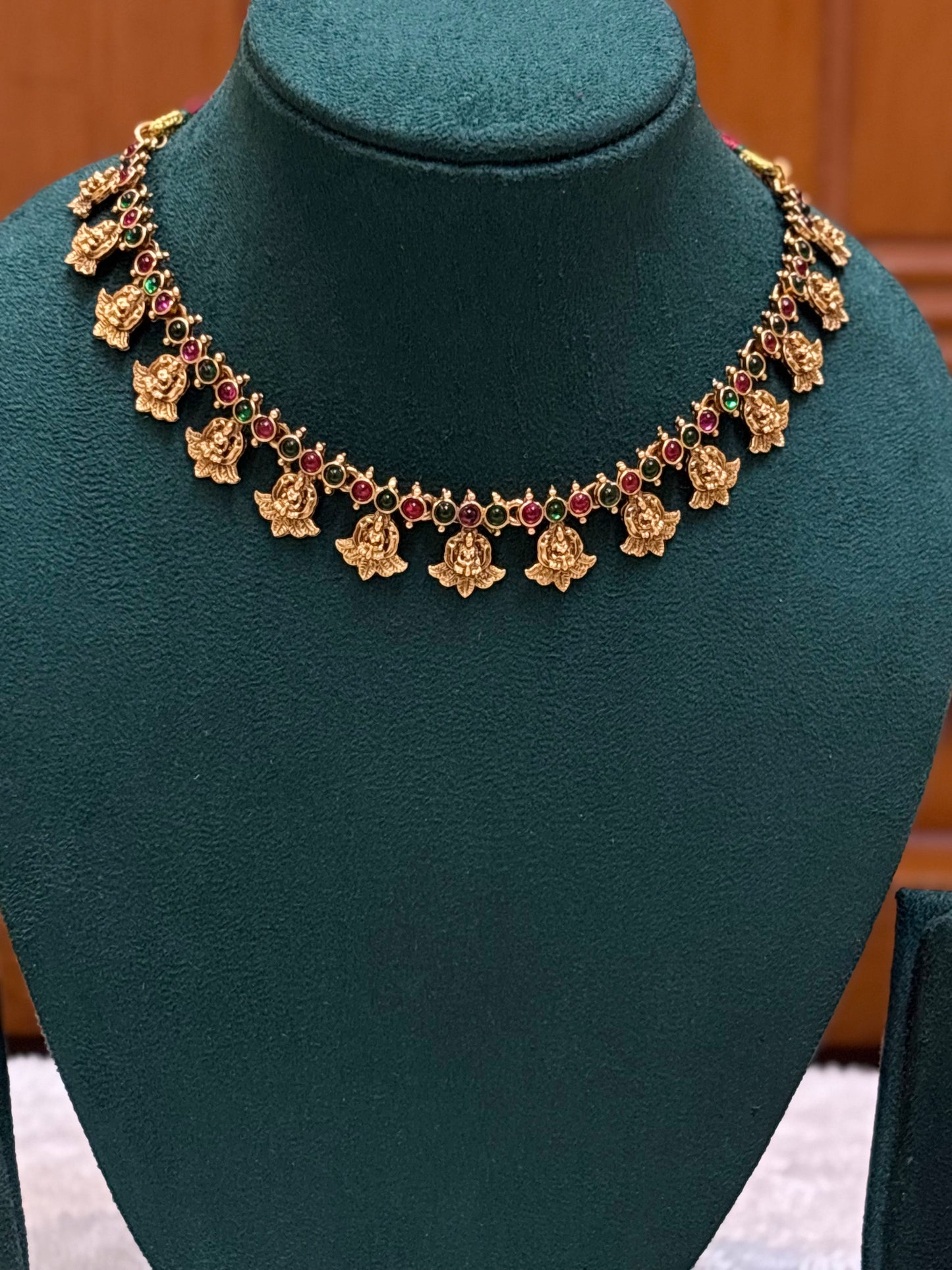 Lakshmi Ruby Green Choker-CH029