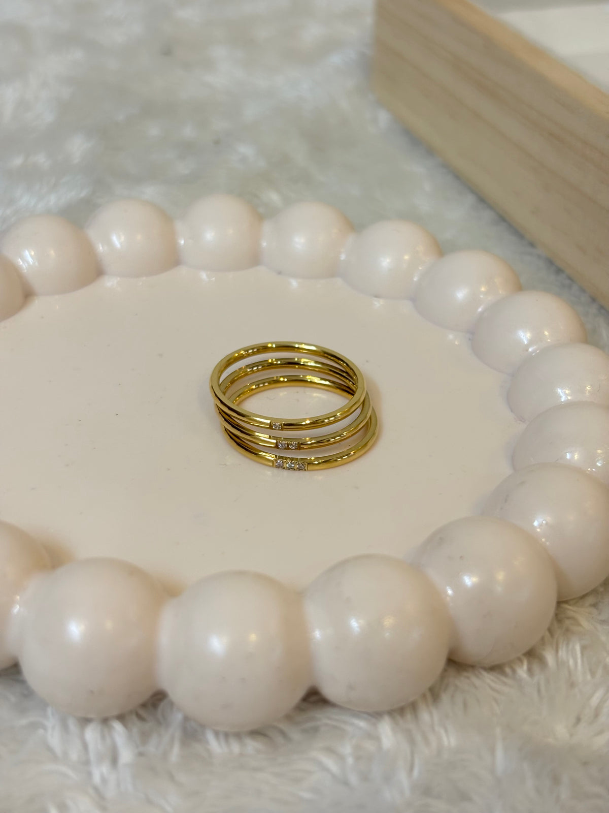 Triple Luxe Stack Ring-R017