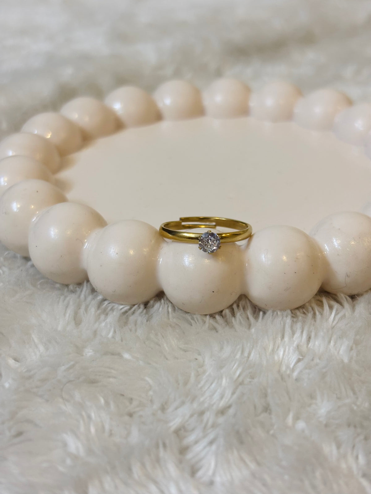 Solitaire Glow Ring-R021