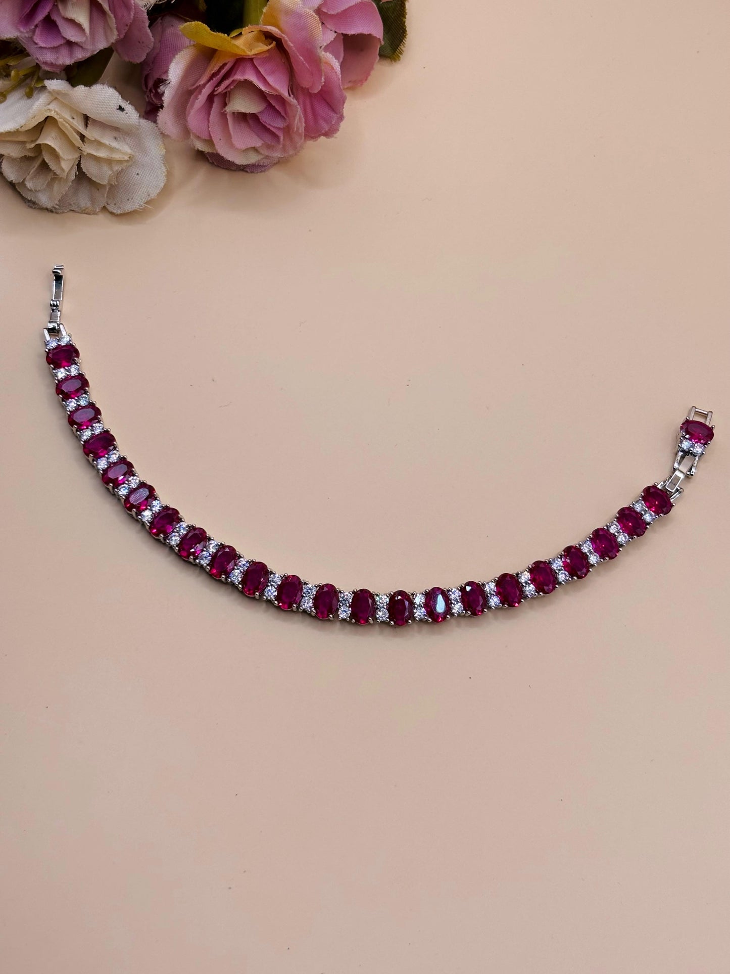 Kundan Bracelet with Pearl Detailing-B021
