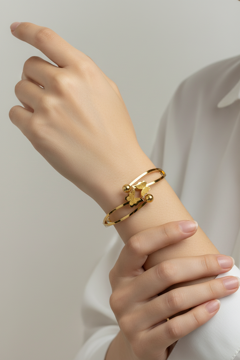 Golden Leaf Cuff-B04