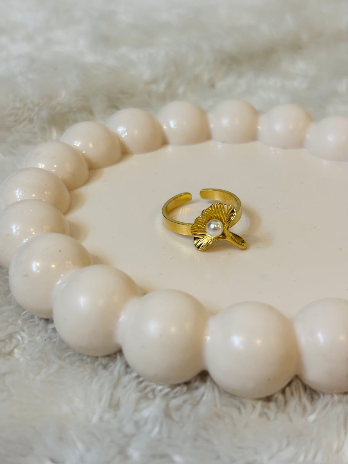 Pearl Bloom Ring-R018