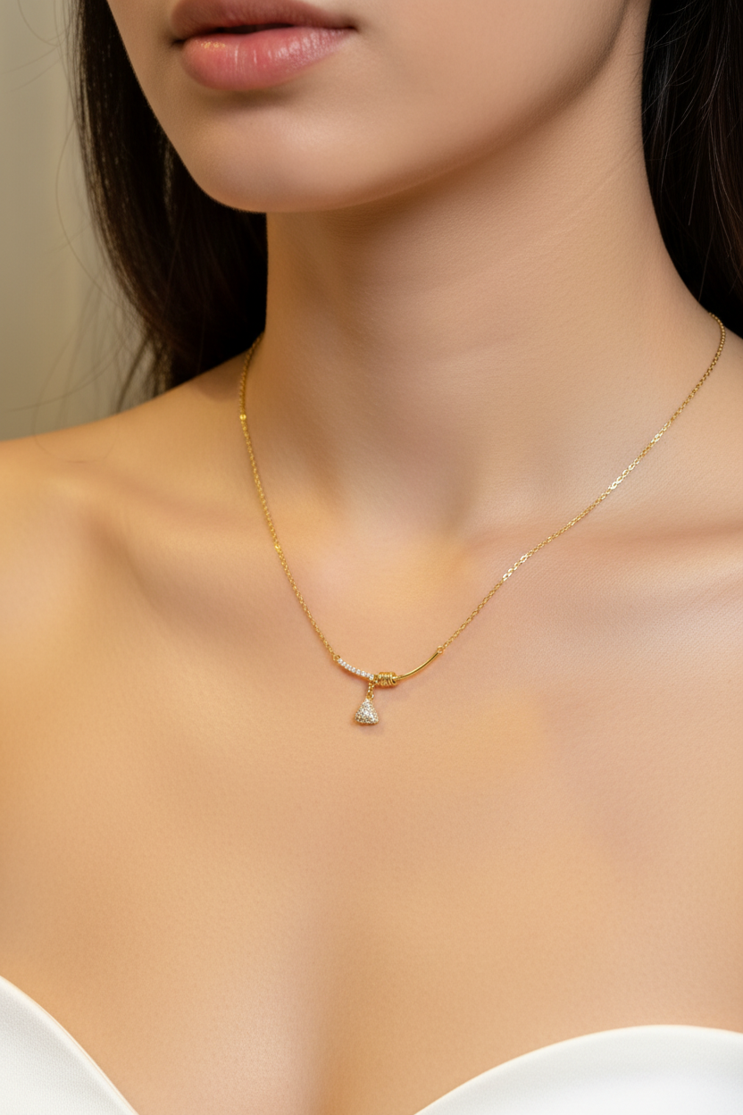 Crystal Charm Necklace-C10