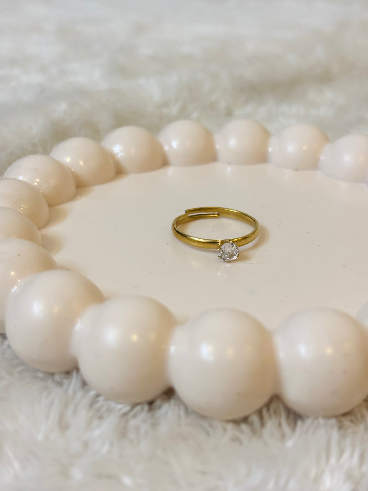 Solitaire Glow Ring-R021