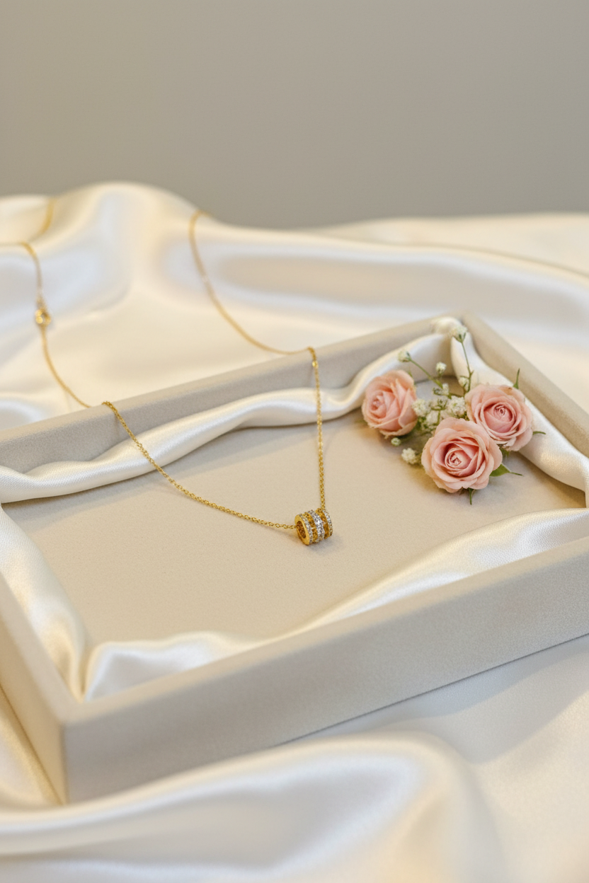 Luxe Halo Necklace-C05