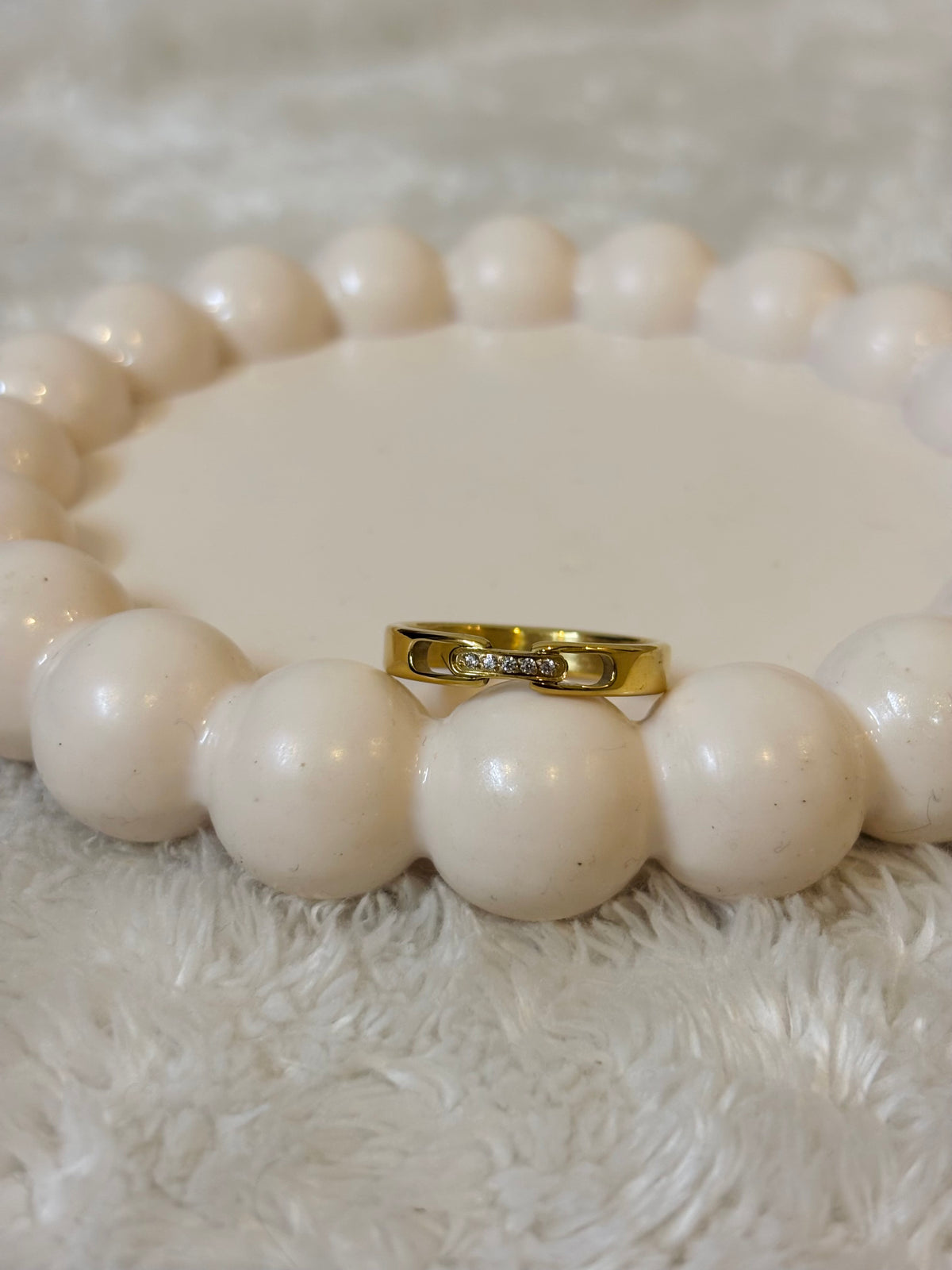 Luxe Link Crystal Ring-R015
