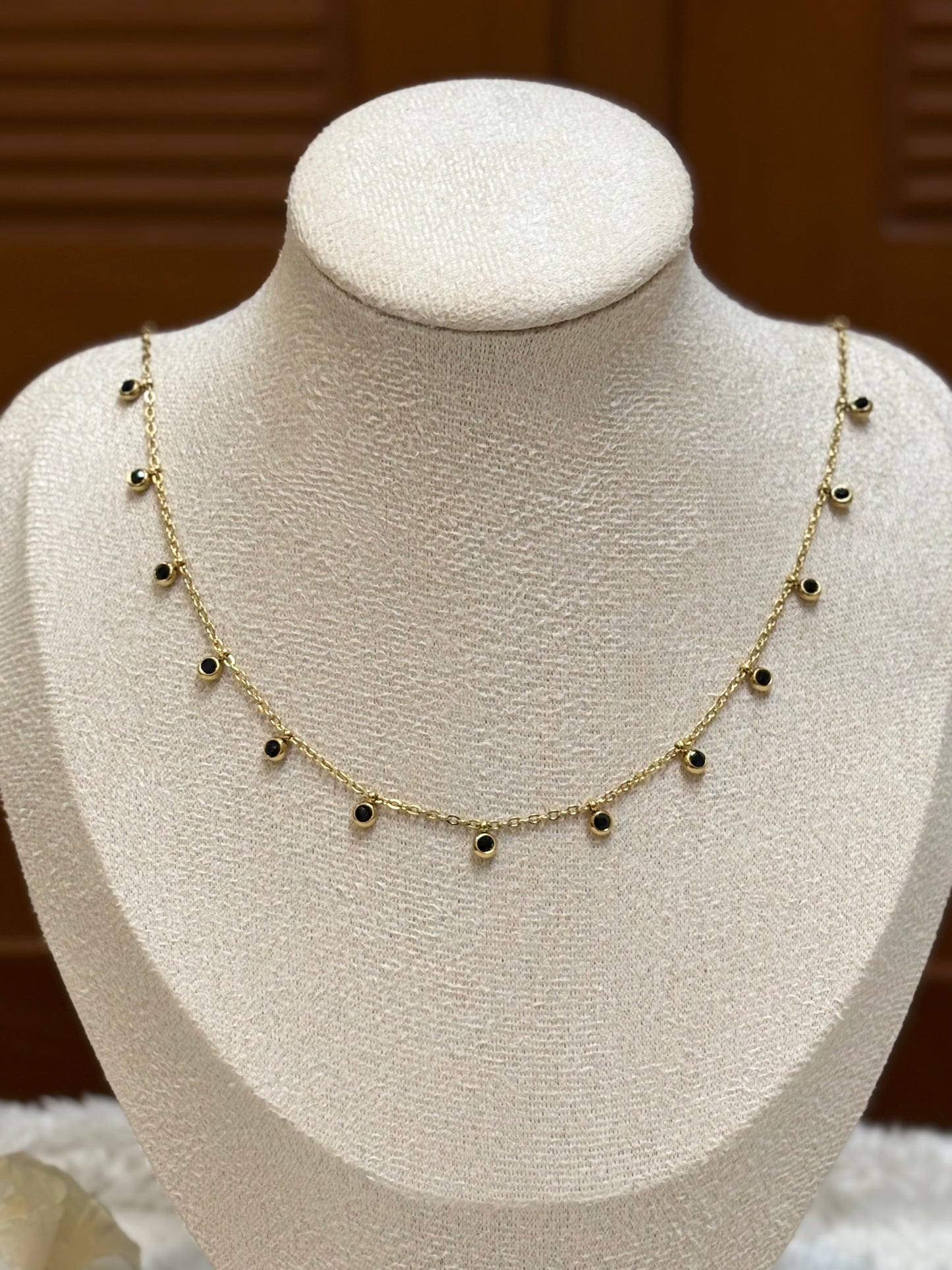 Midnight Dots Necklace-C16