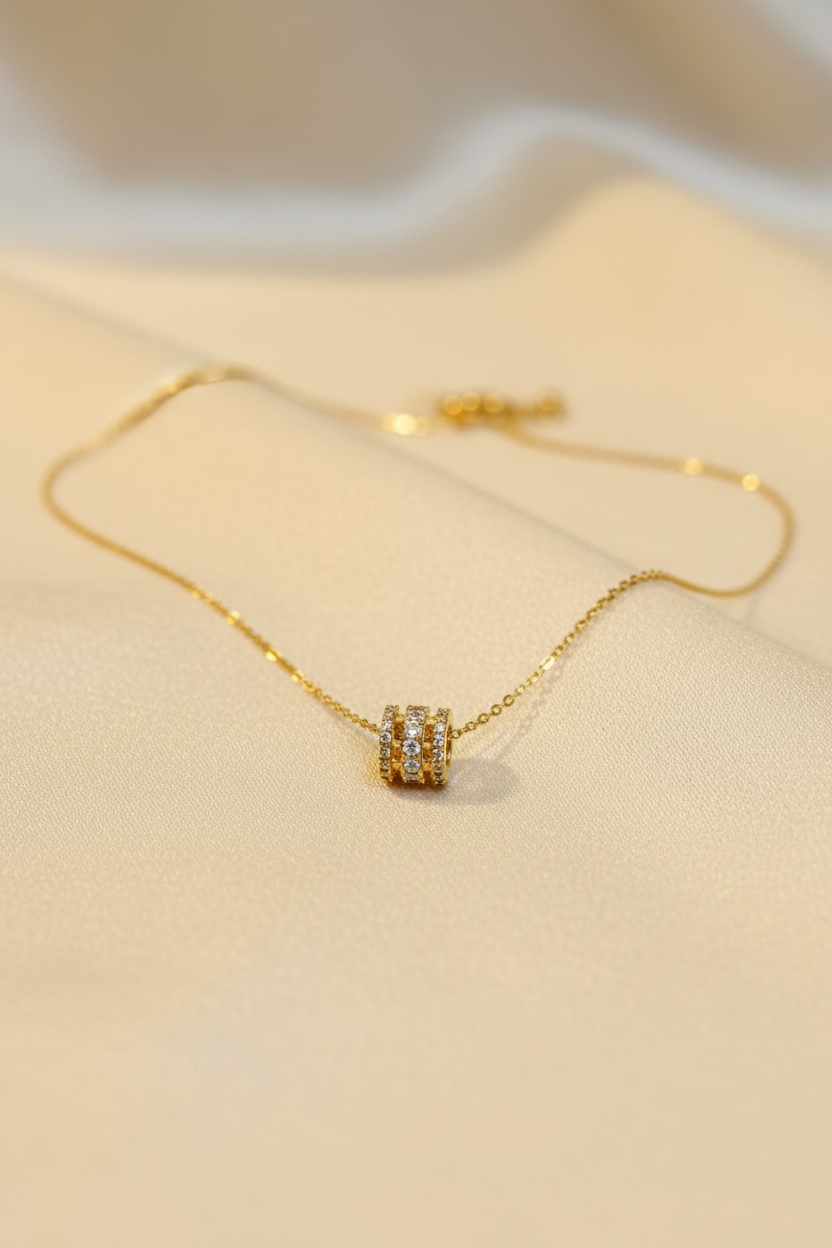 Luxe Halo Necklace-C05