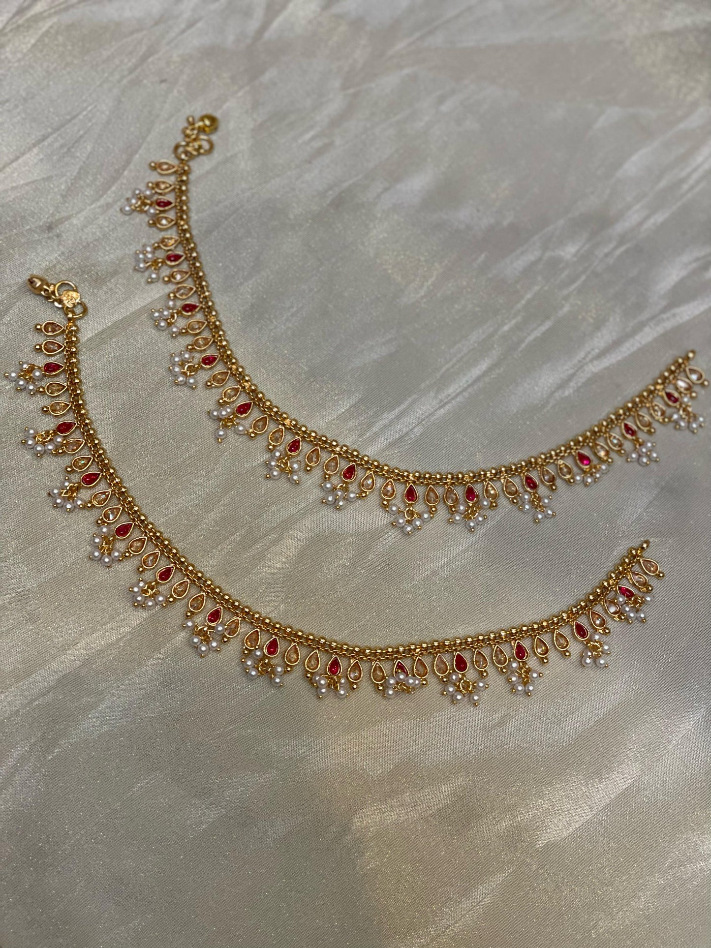 Teardrop Anklets - A001(2)