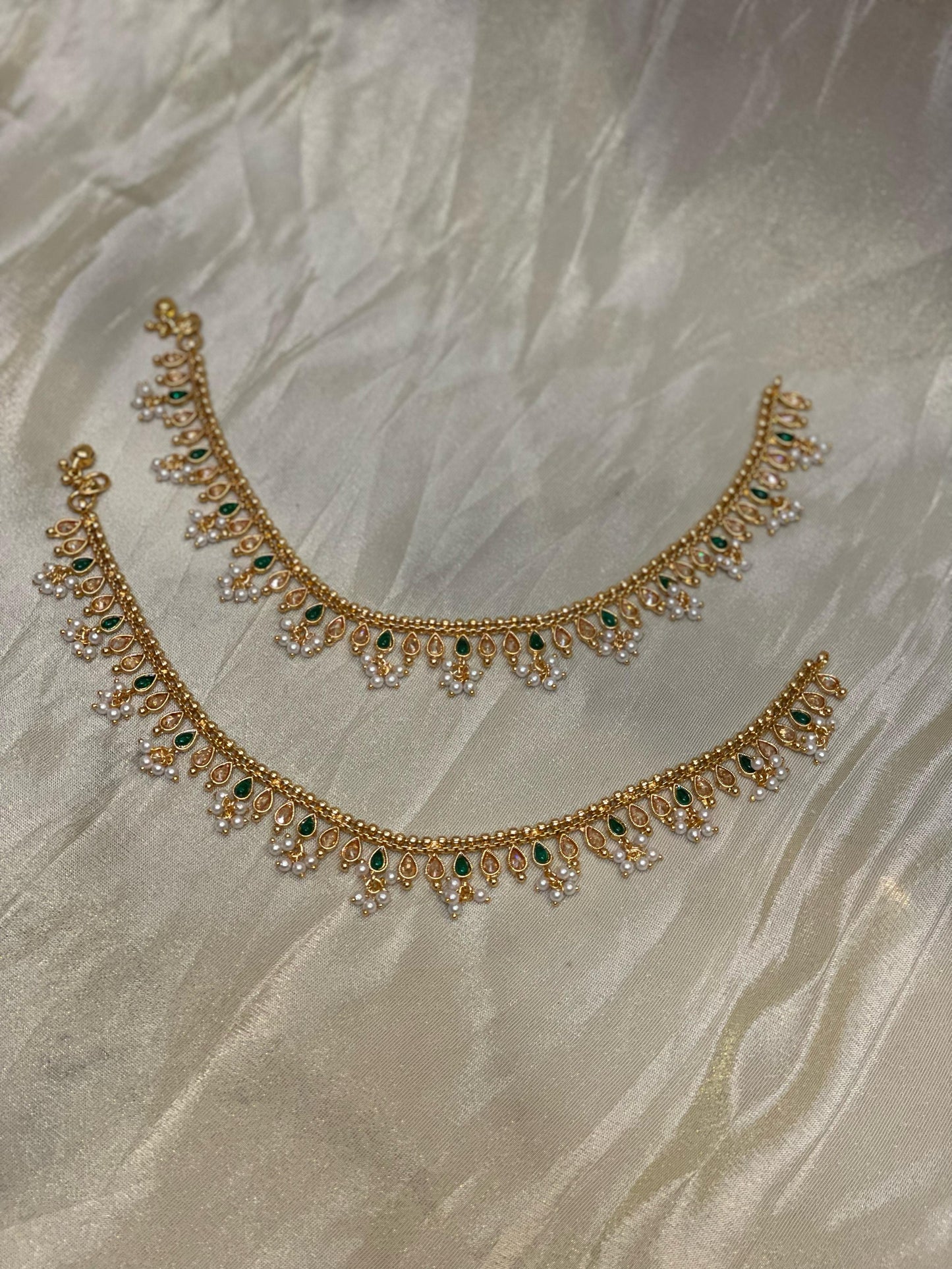 Tear drop Anklets - A001 (1)