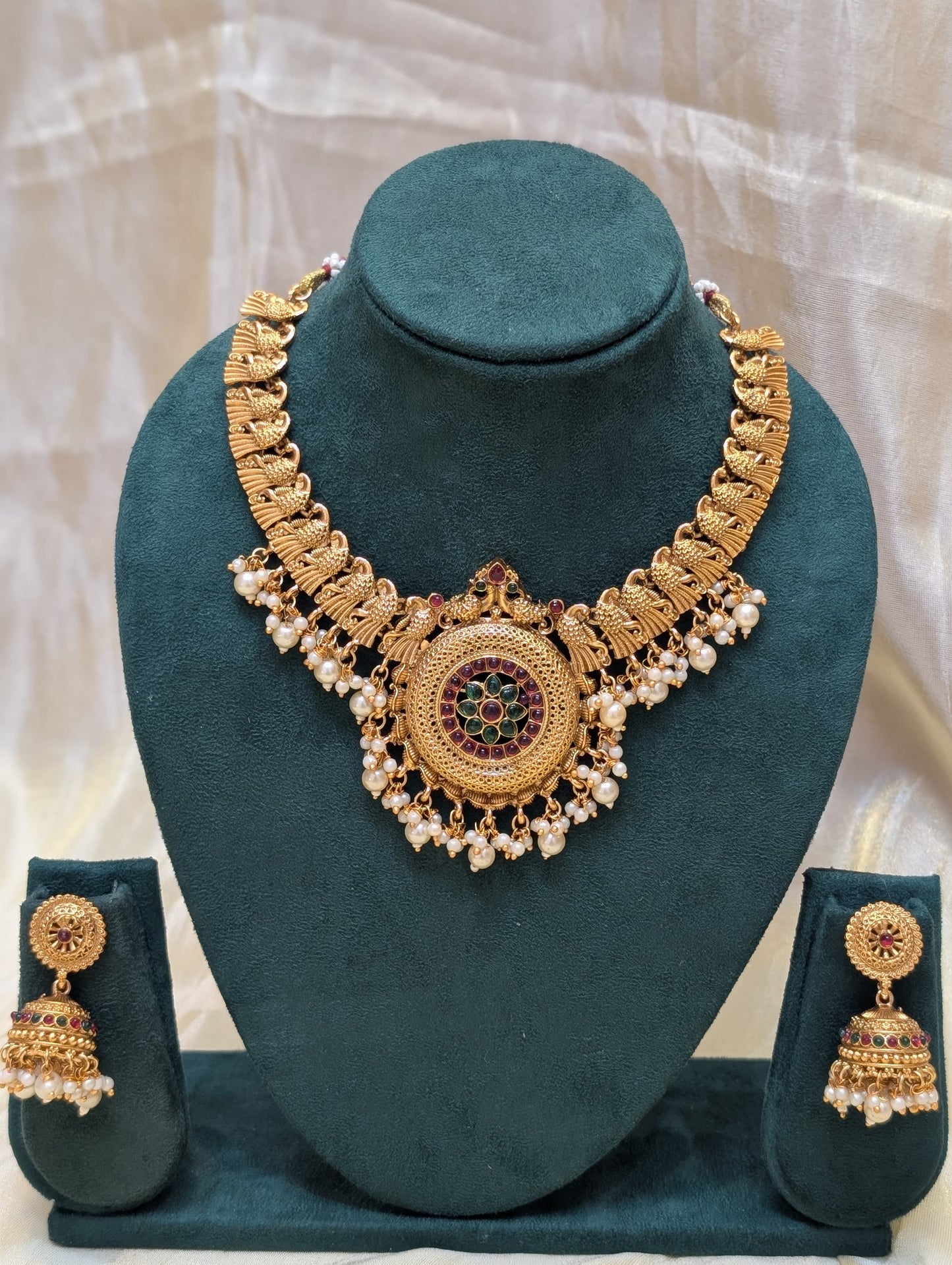 Nakshi coin choker set - T005