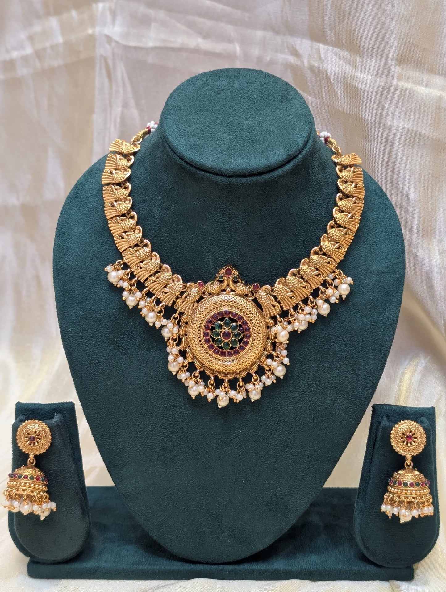 Nakshi coin choker set - T005