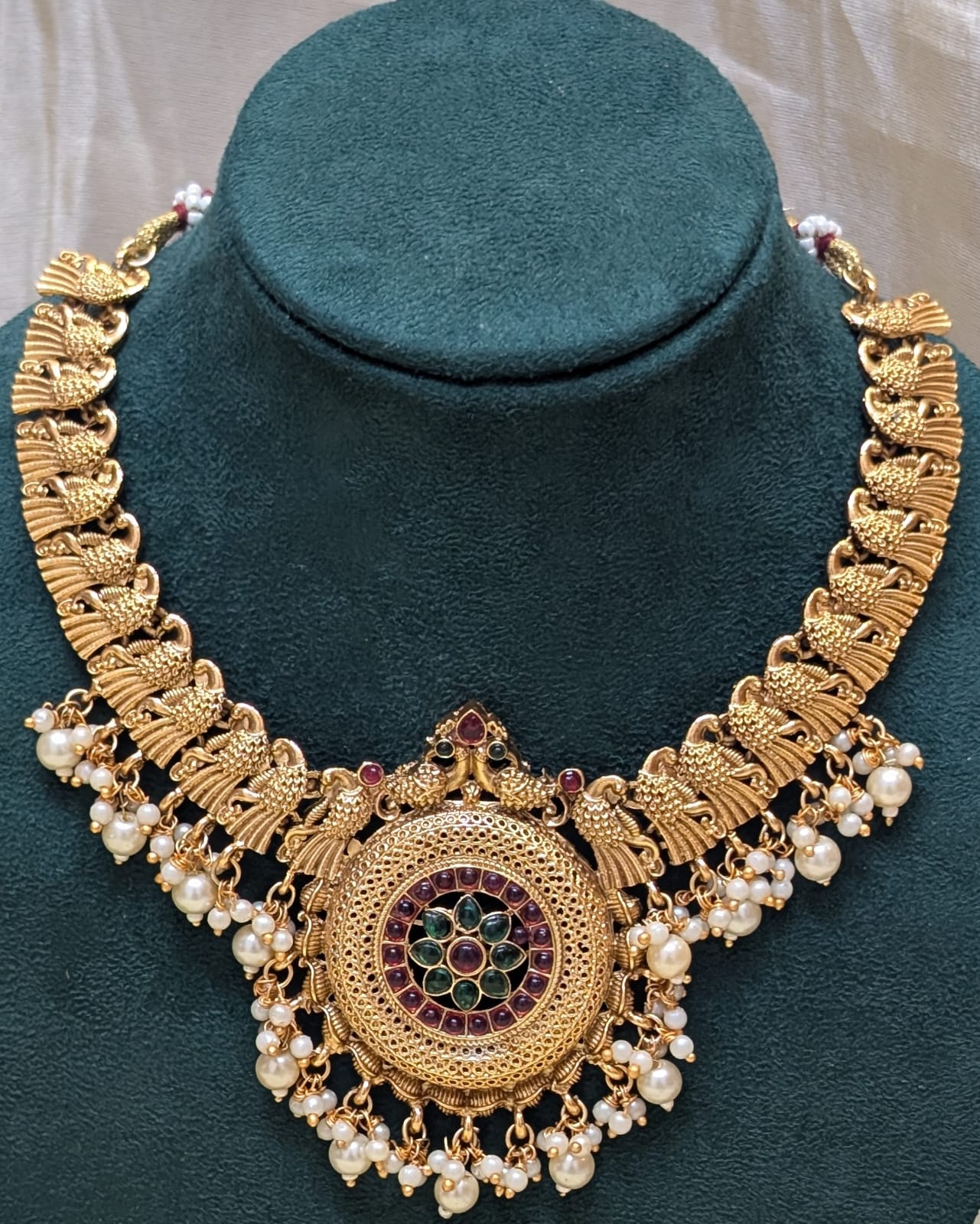 Nakshi coin choker set - T005