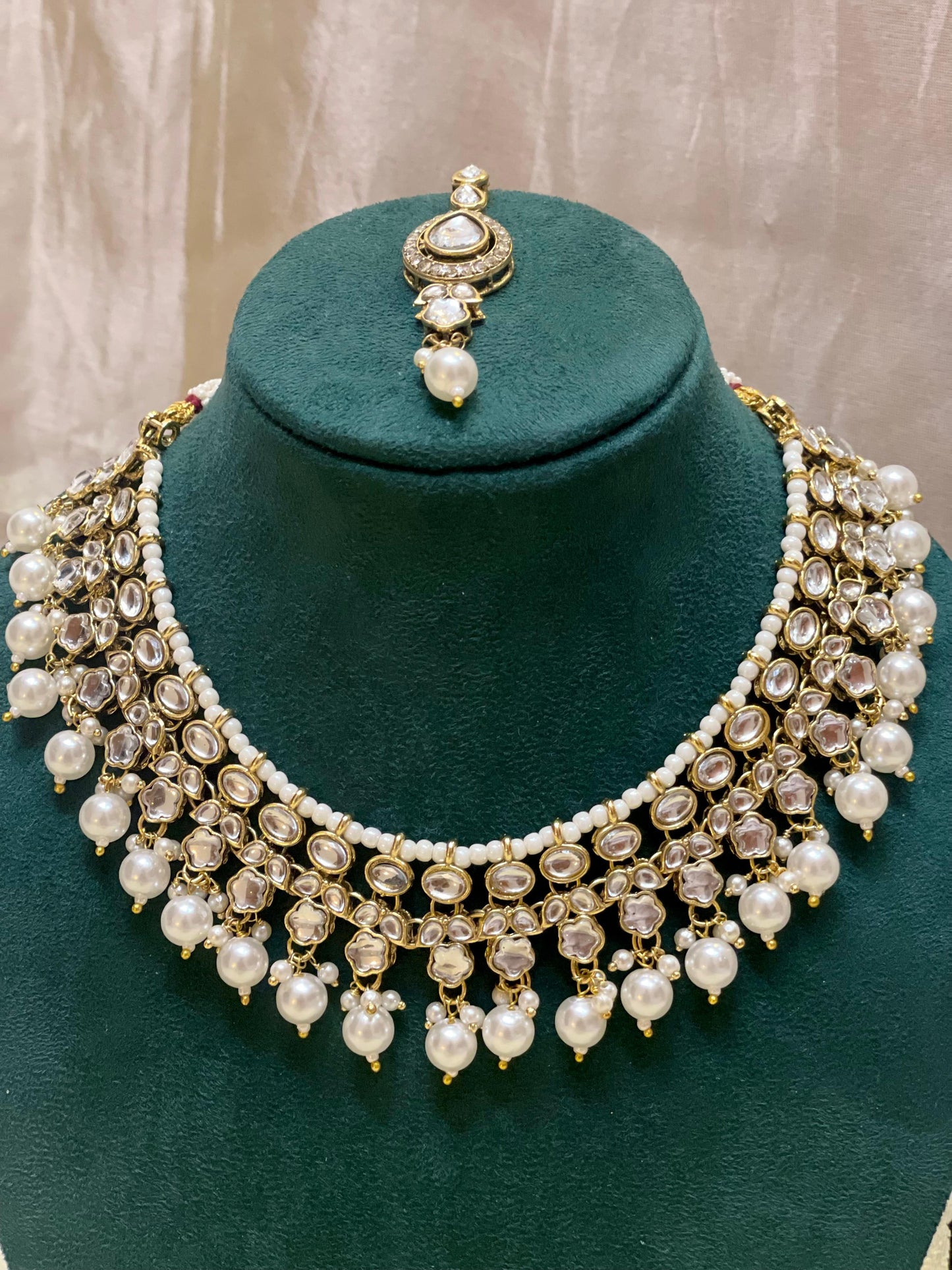 Kundan Bridal Jewelry Set-BR002(01)
