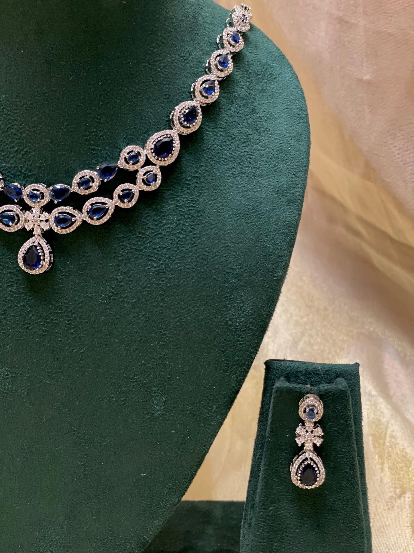 Blue sparkle set-AD004(01)