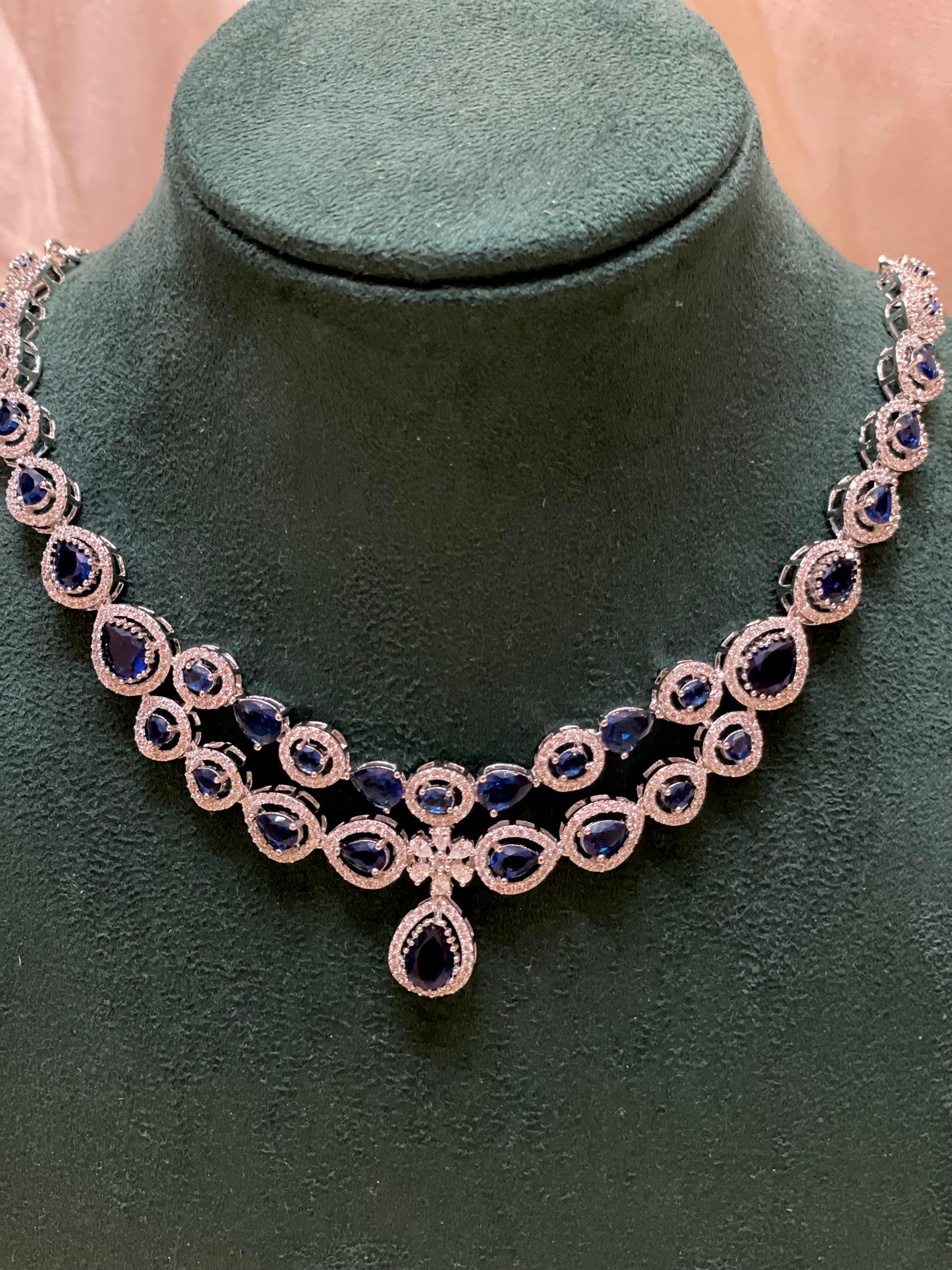 Blue sparkle set-AD004(01)