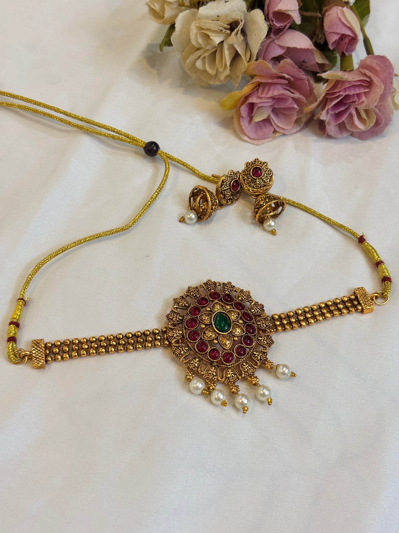 Antique Kundan Choker-CHN5