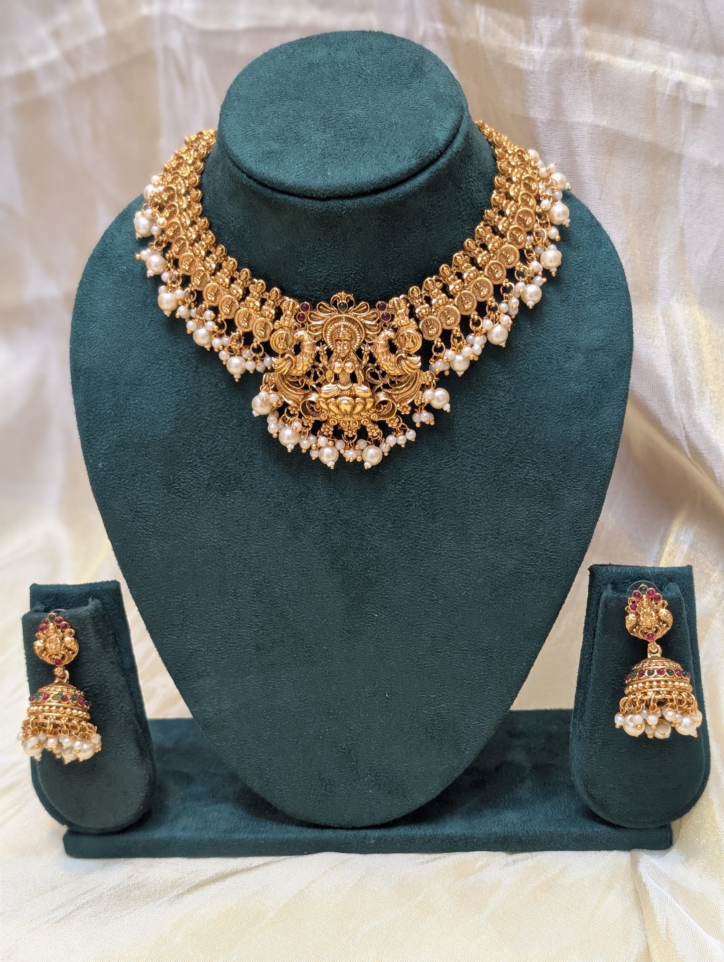 Lakshmi temple choker set - T006