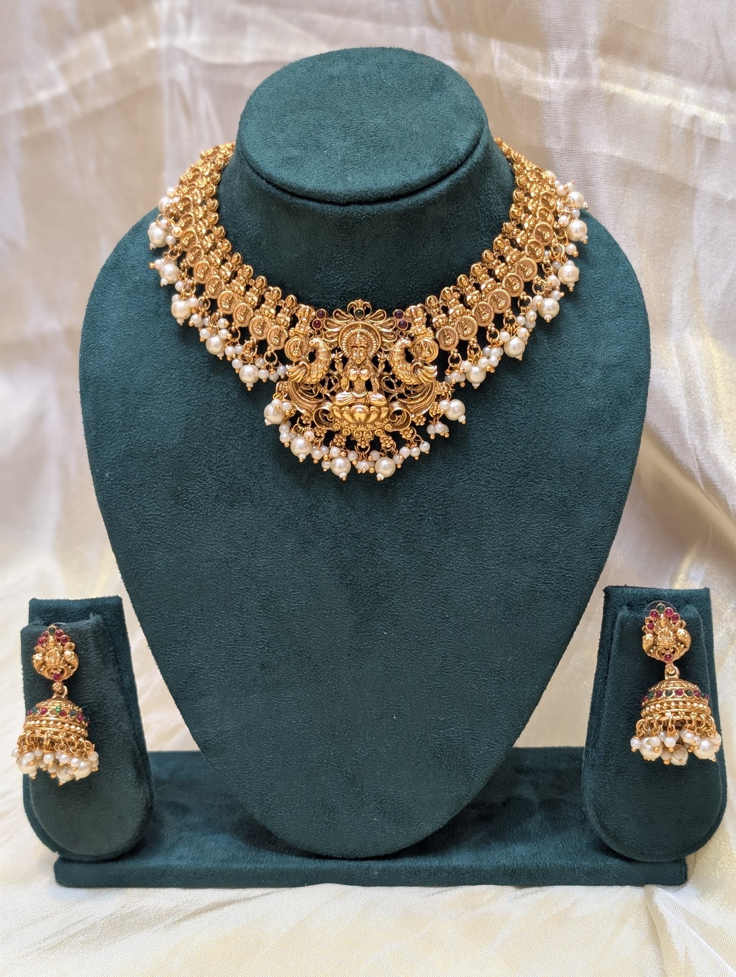 Lakshmi temple choker set - T006