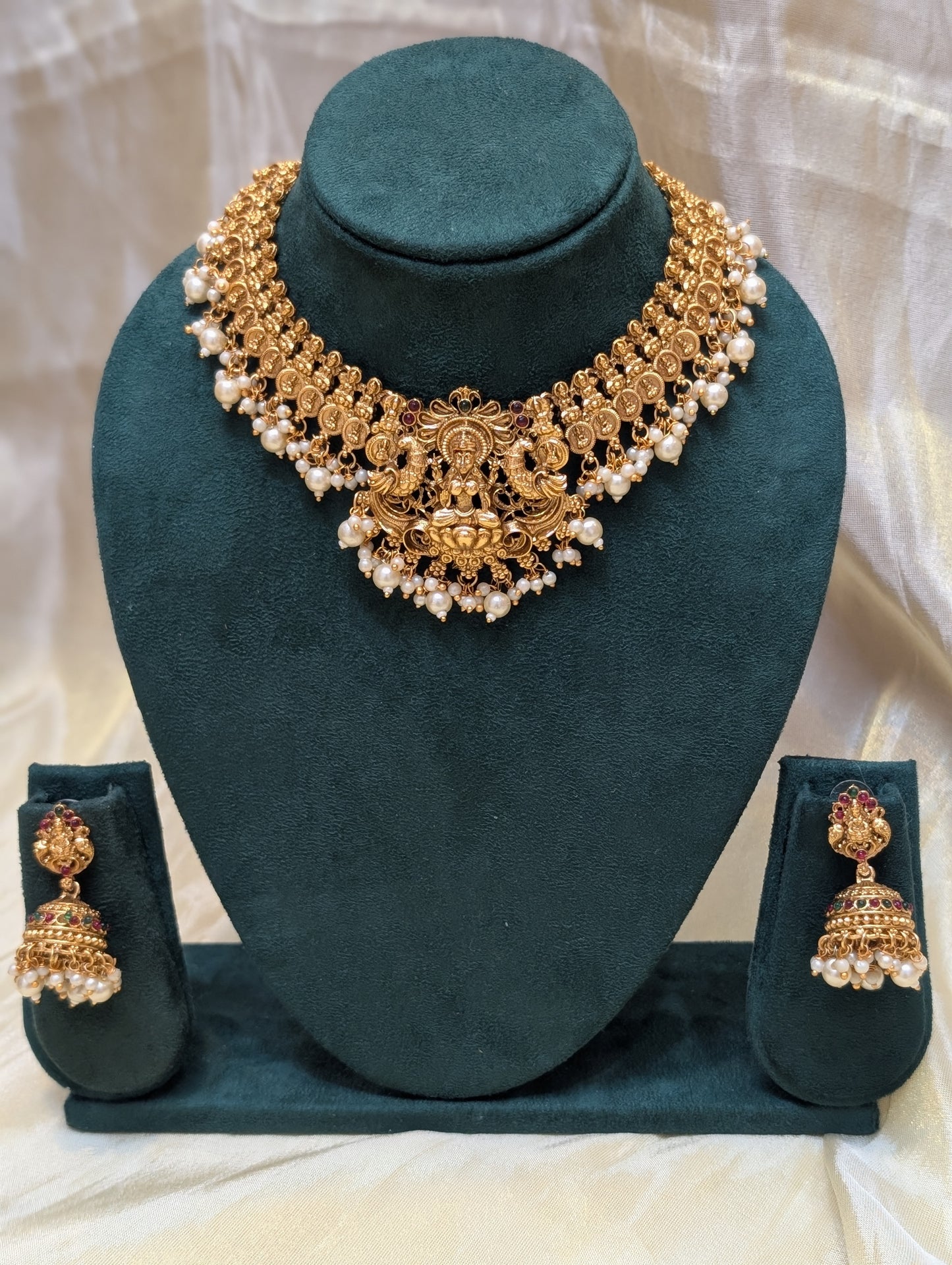 Lakshmi temple choker set - T006