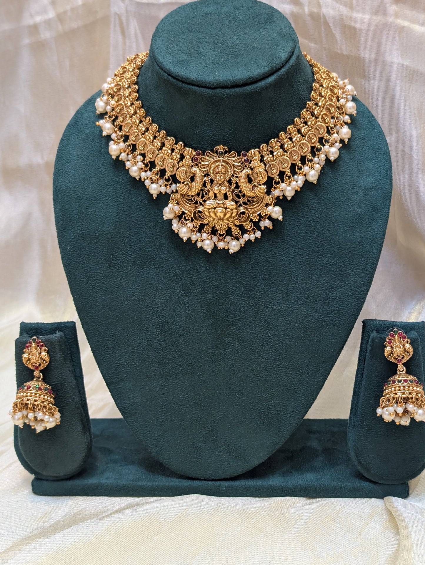 Lakshmi temple choker set - T006