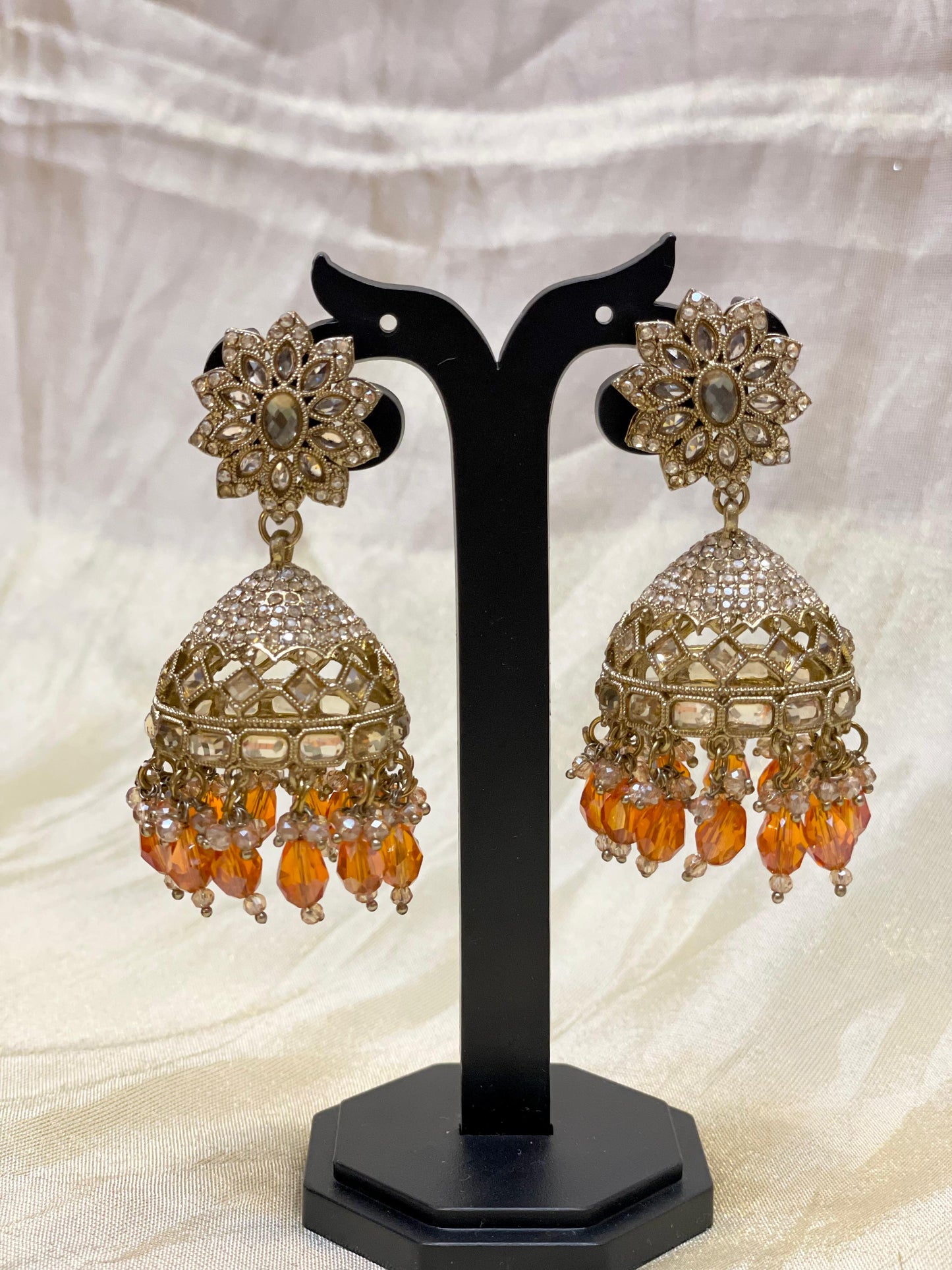 Amber Glow Jhumkas-E008(03)