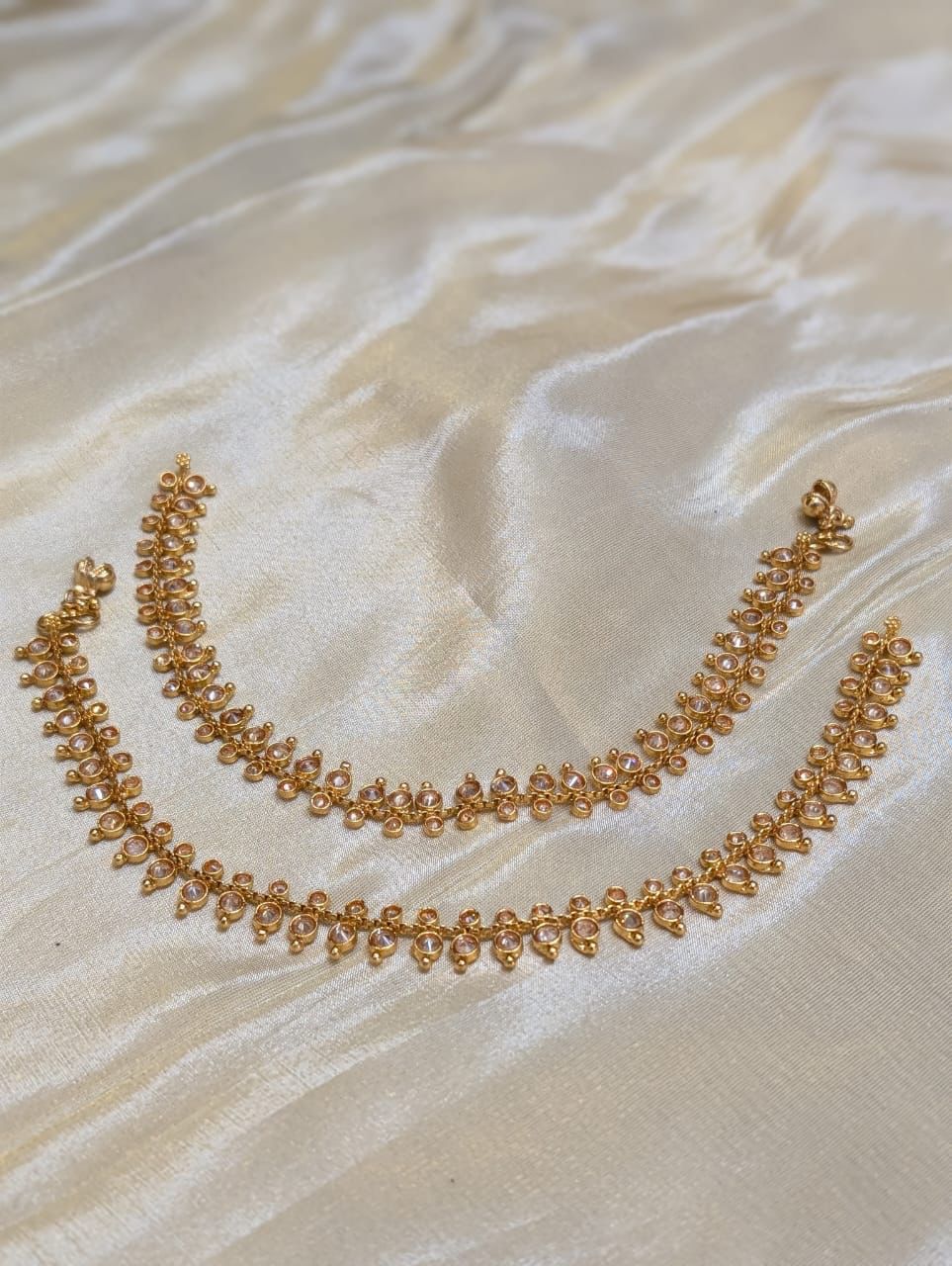 Gold Plated Kundan Payal -A002(01)