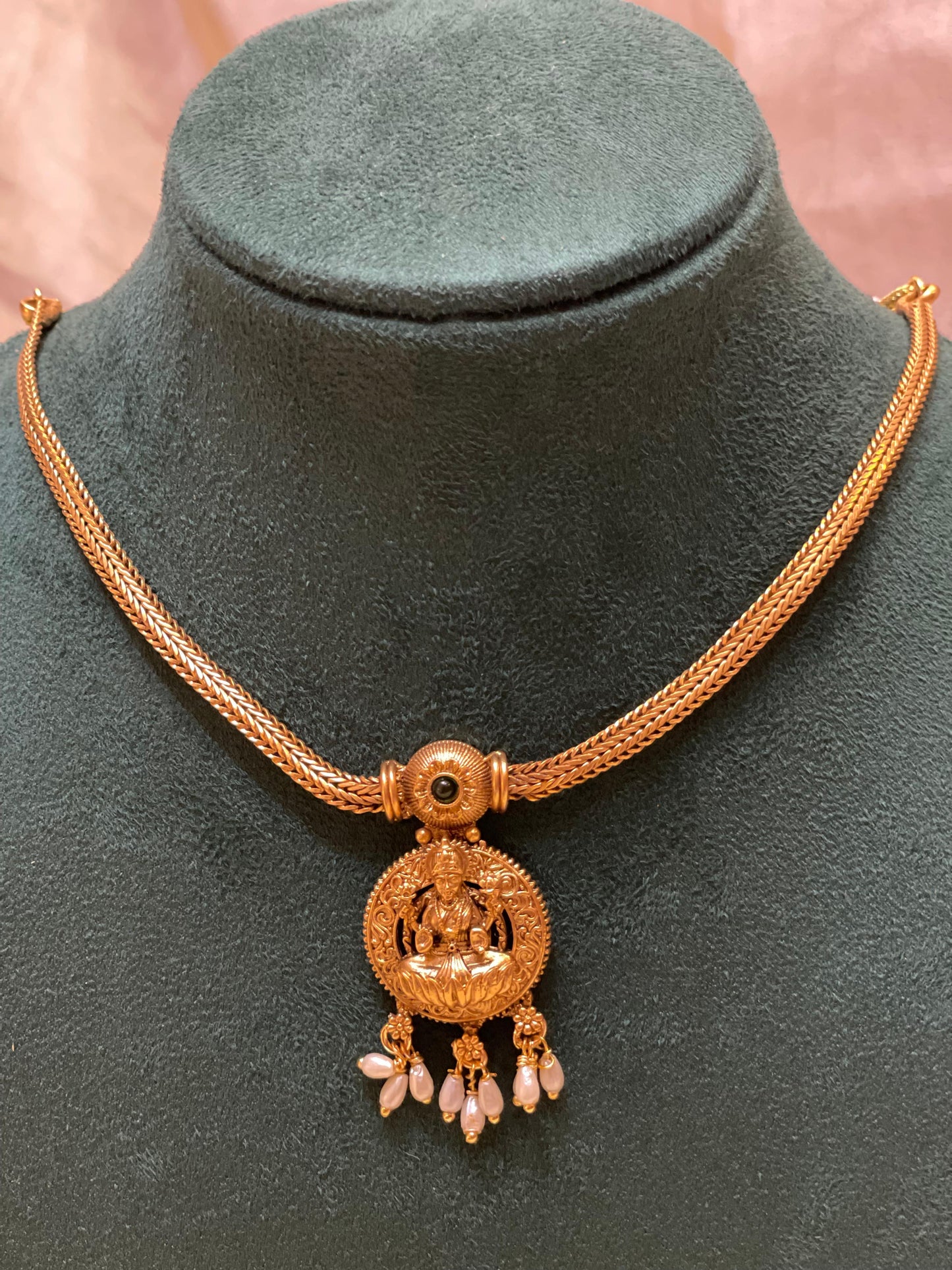 Antique Temple Necklace Set-N013(03)
