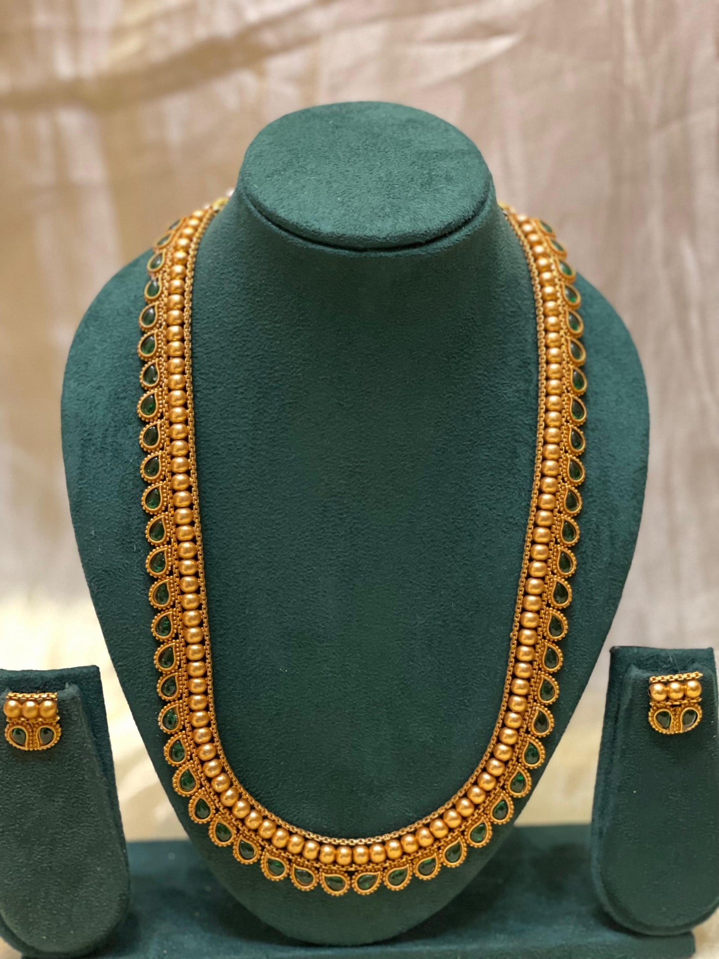 Classic Green Drop Gold Haram -HR006(02)