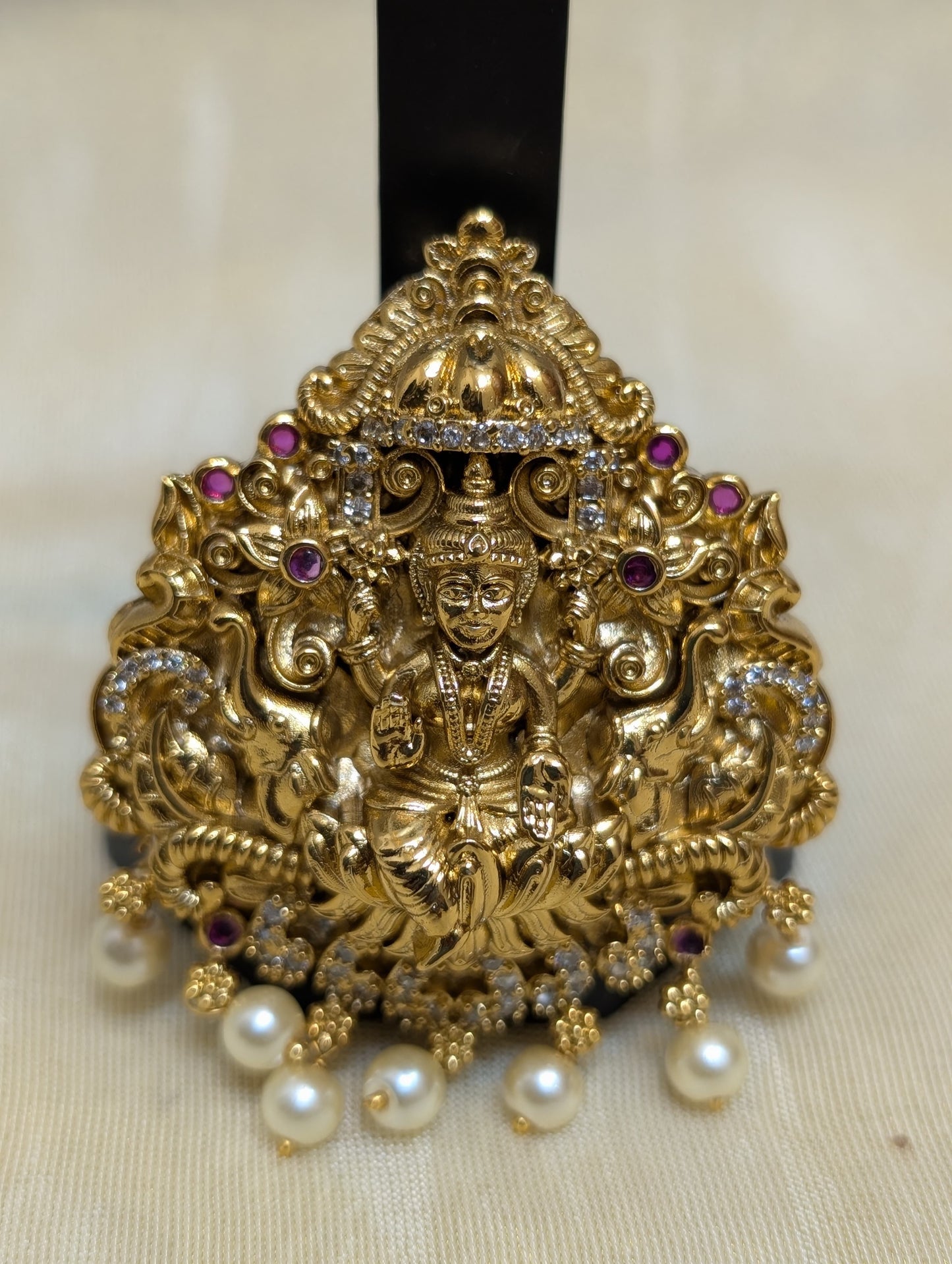 Divine Lakshmi Temple Hair Brooch-H003
