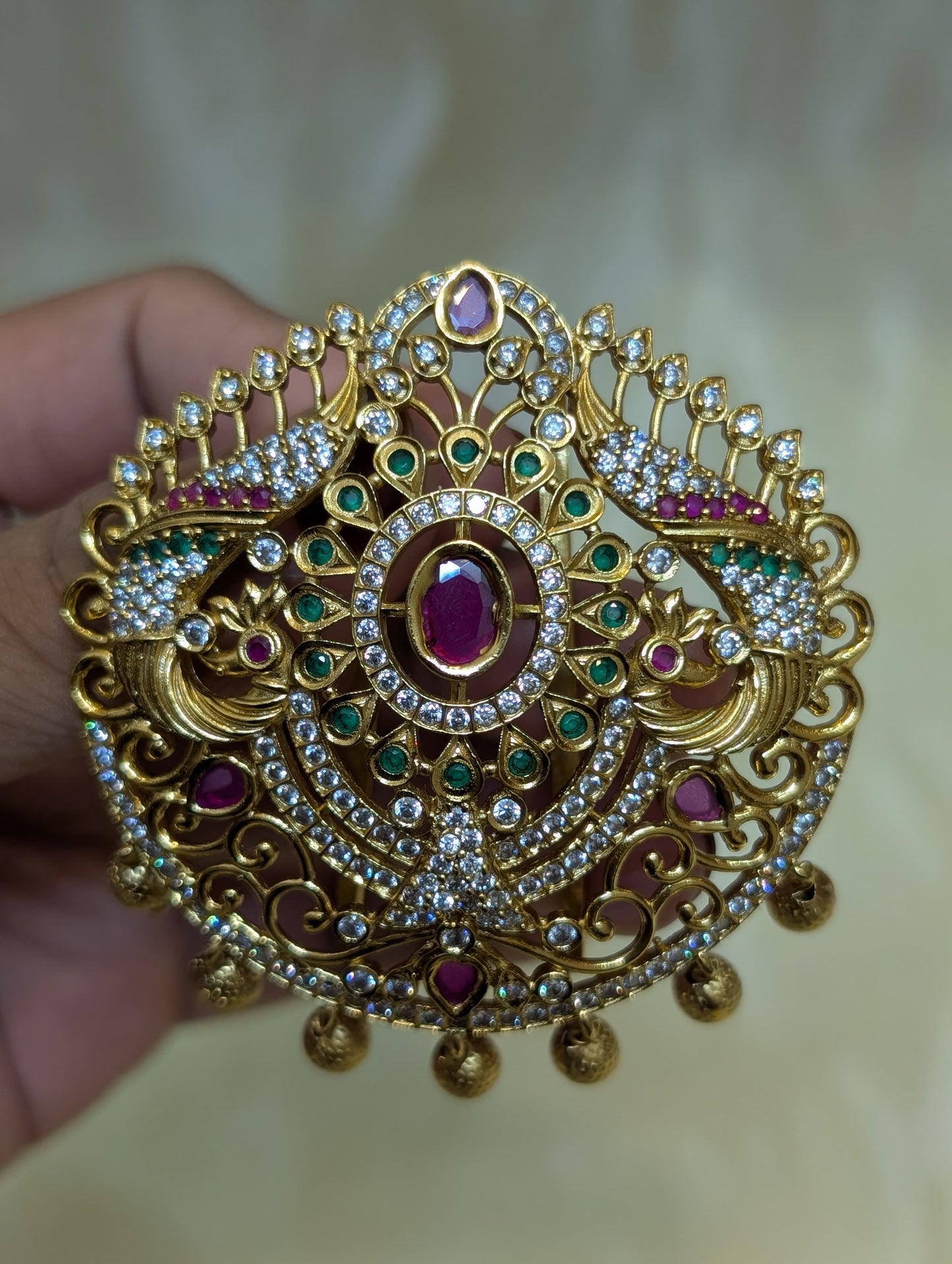 Royal Radiance Antique Hair Brooch -H004