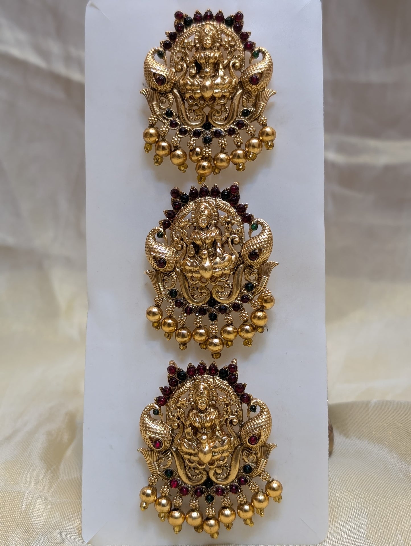 Goddess Lakshmi Hair Brooch-HOO5(02)