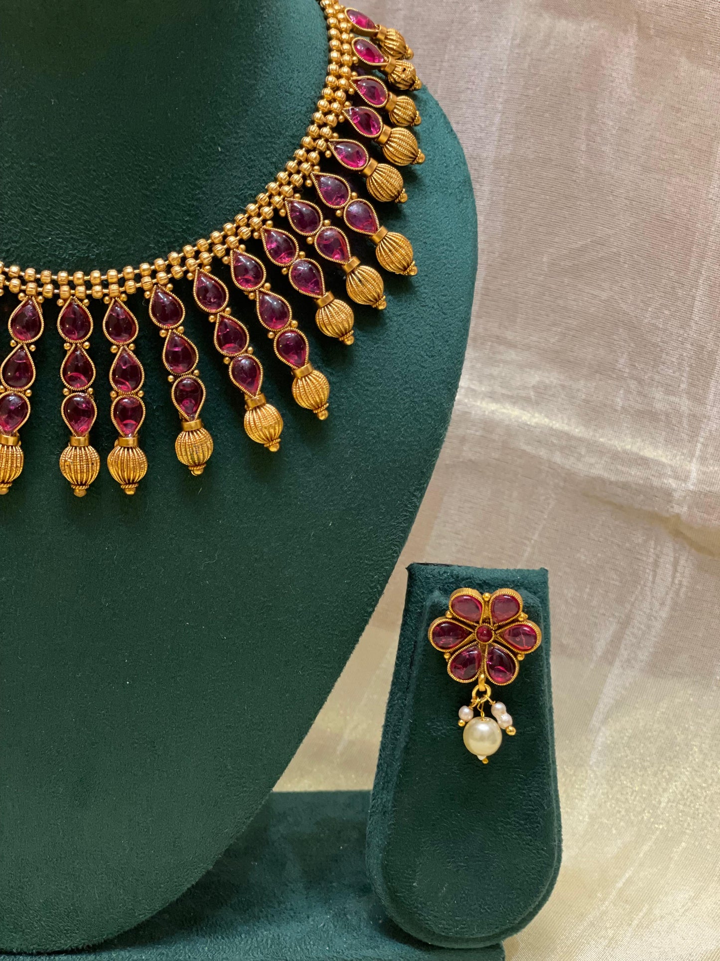 Royal Ruby Necklace-N021