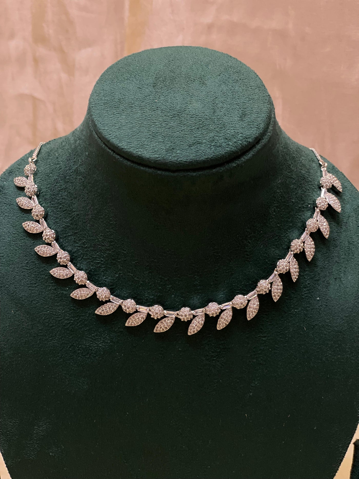 Diamond Leaf Whisper Set-AD14