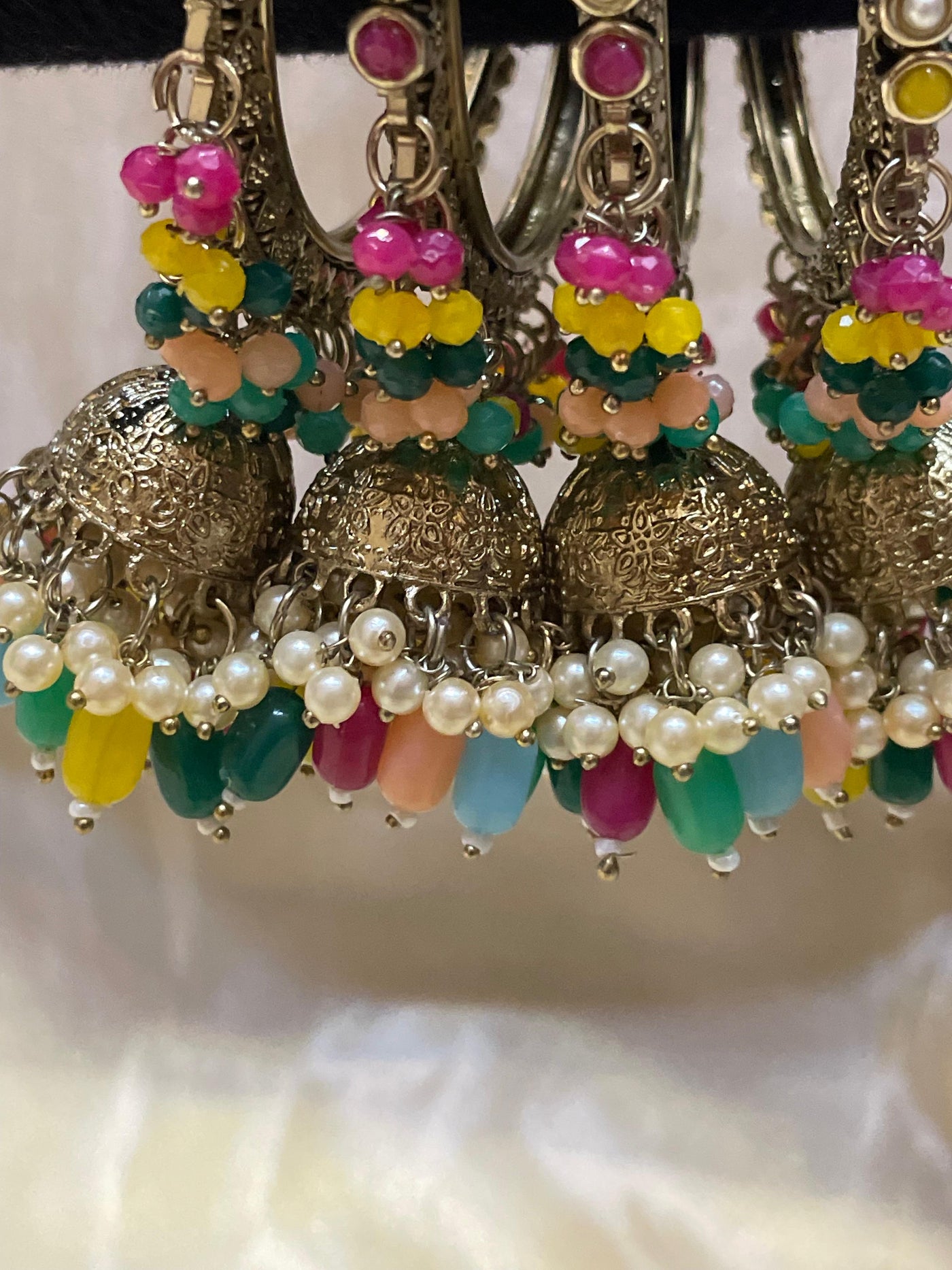 Multicolor Jhumka Bangles-B034