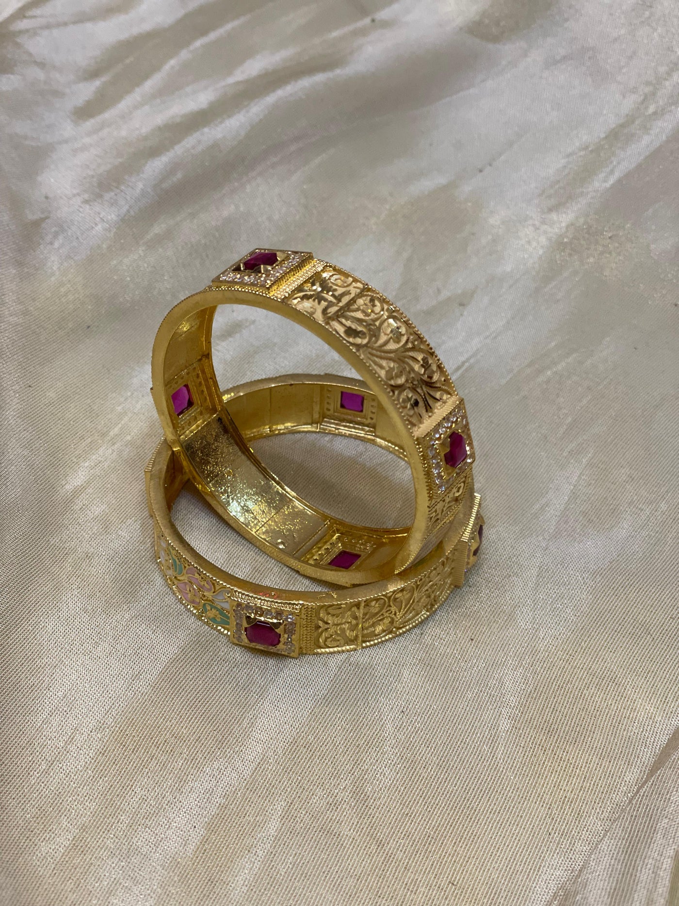 Regal Heritage Ruby Bangles-B028
