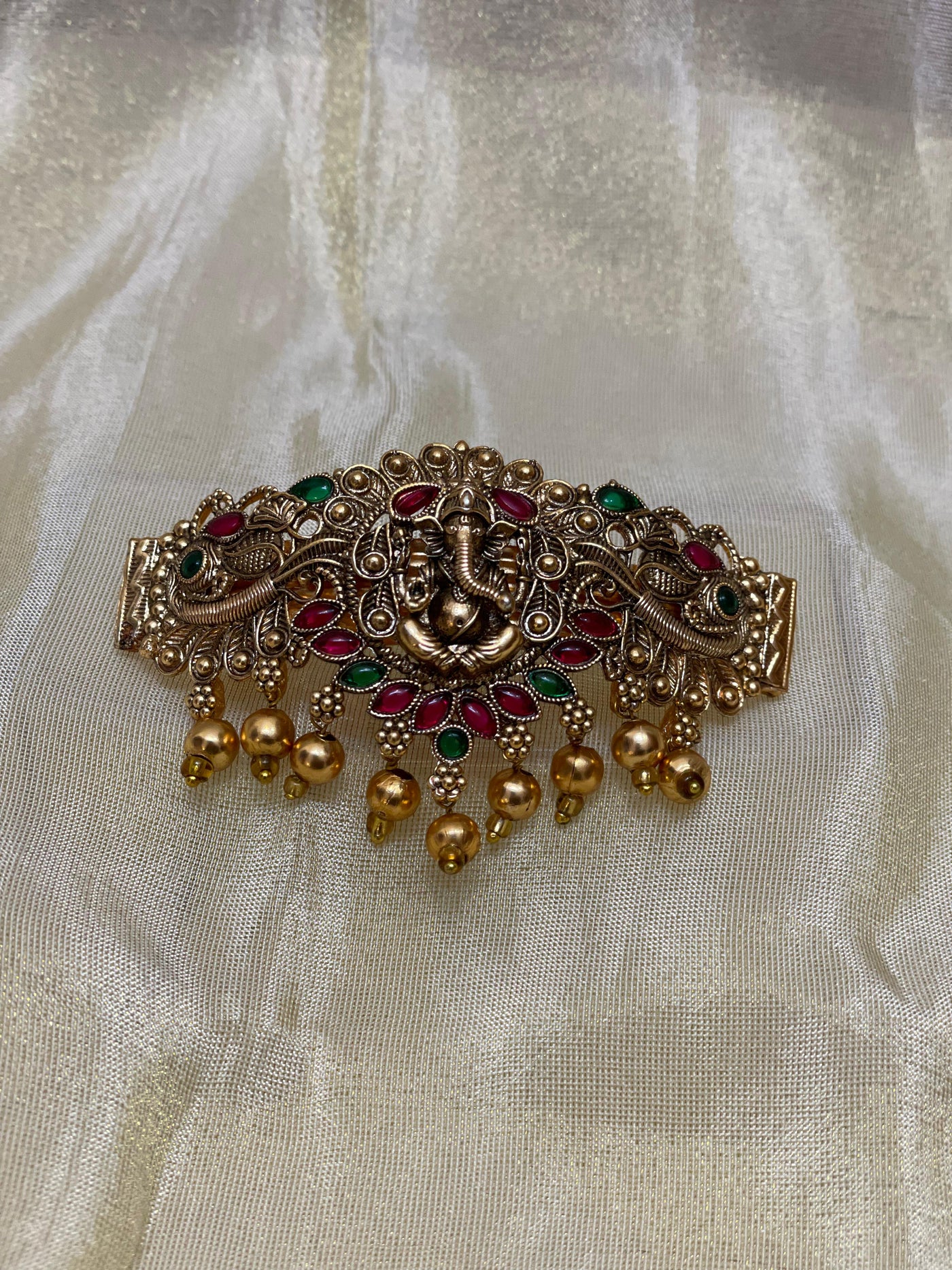 Temple-style hair clip-H010