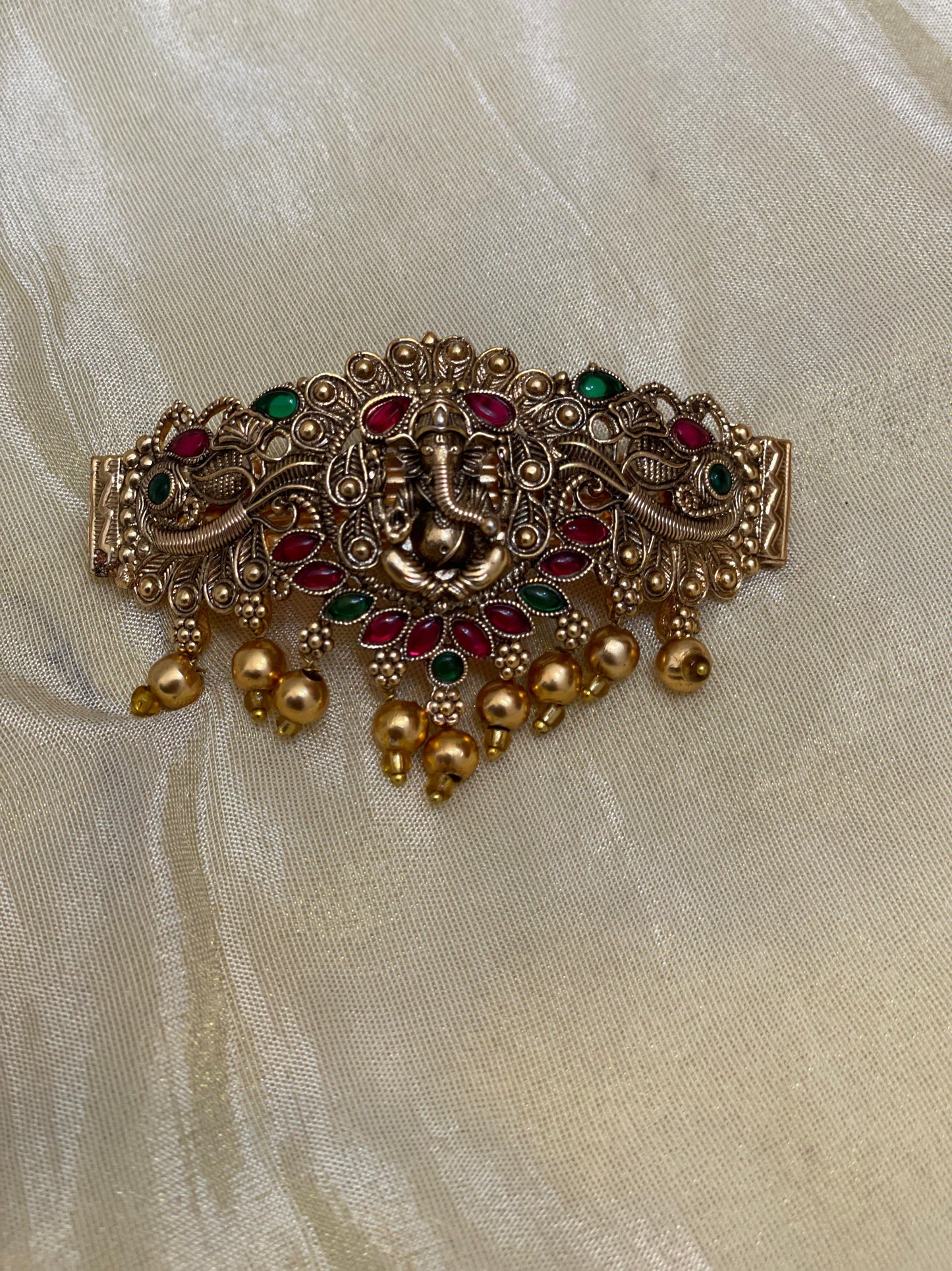 Temple-style hair clip-H010