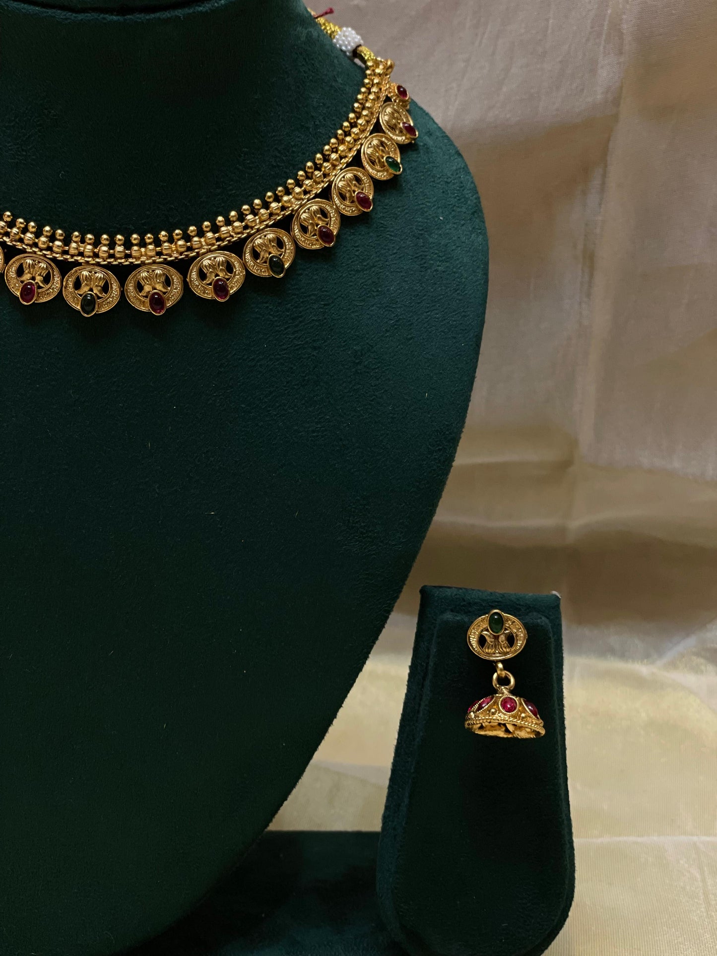 Antique Gold Finish Choker -CH020(02)