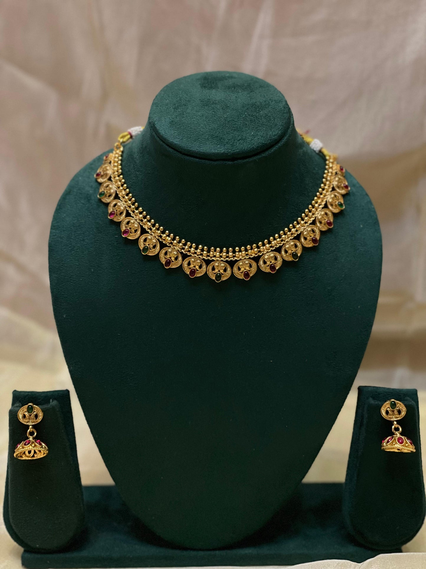 Antique Gold Finish Choker -CH020(02)