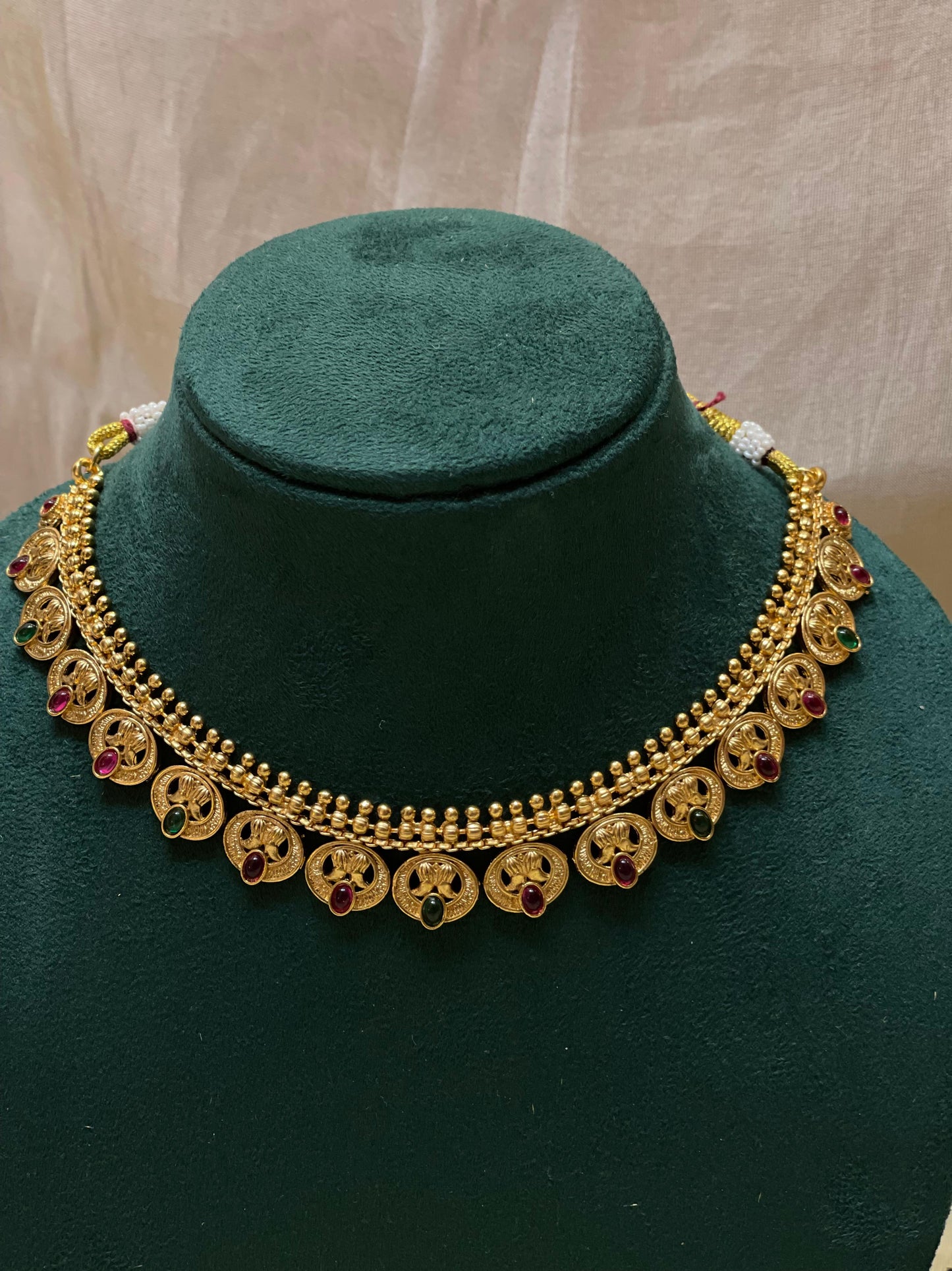 Antique Gold Finish Choker -CH020(02)