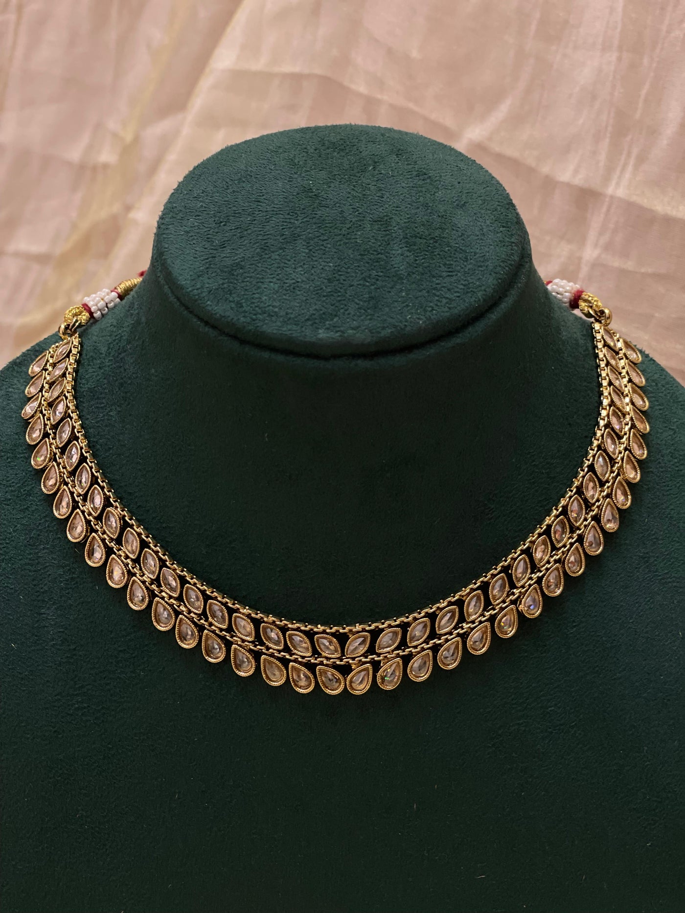 Kundan Polki Necklace-N025(02)