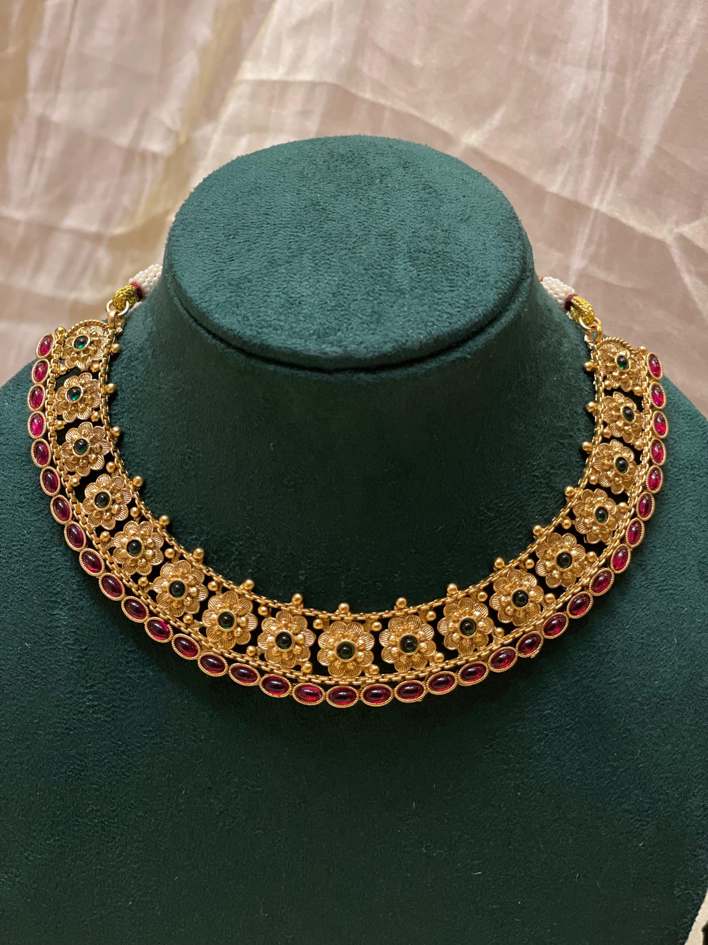 Antique Floral Choker -CH021(02)