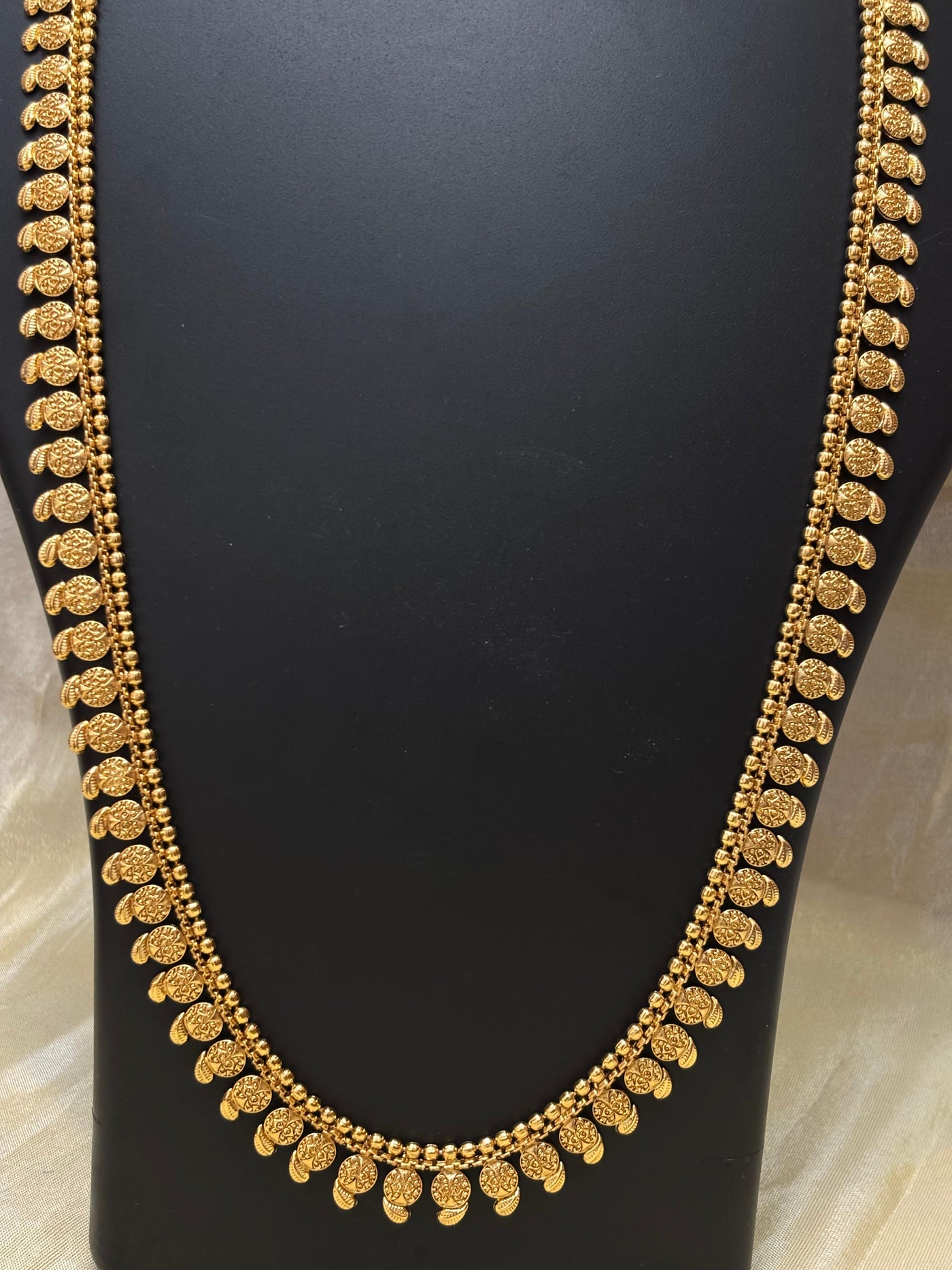 Traditional Gold Lakshmi Haaram Set-HR008
