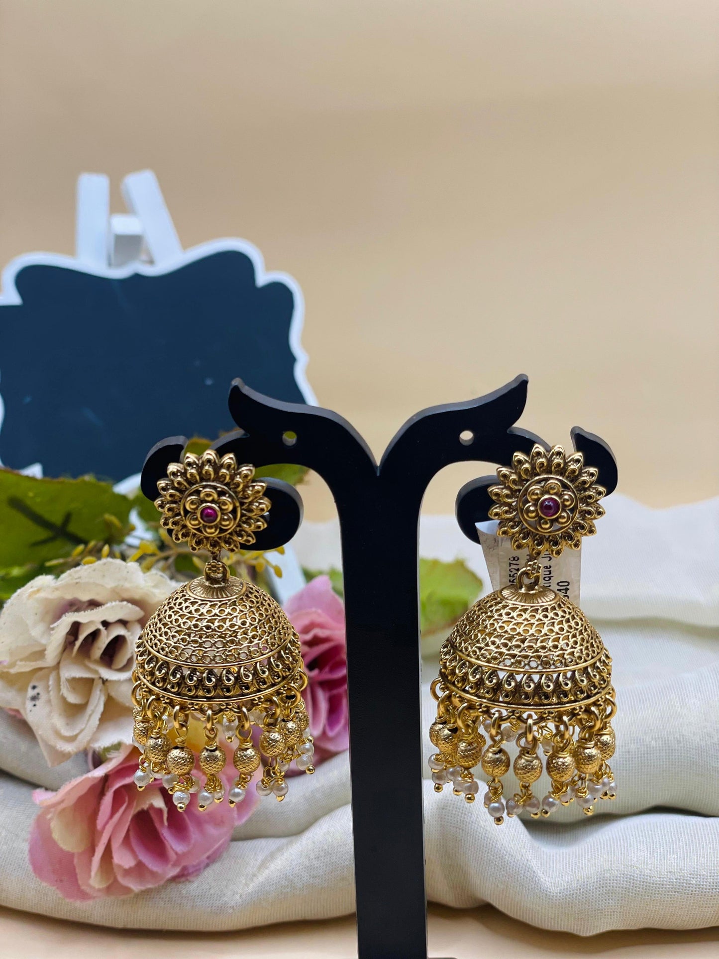 Sunflower Dome Jhumka-J001